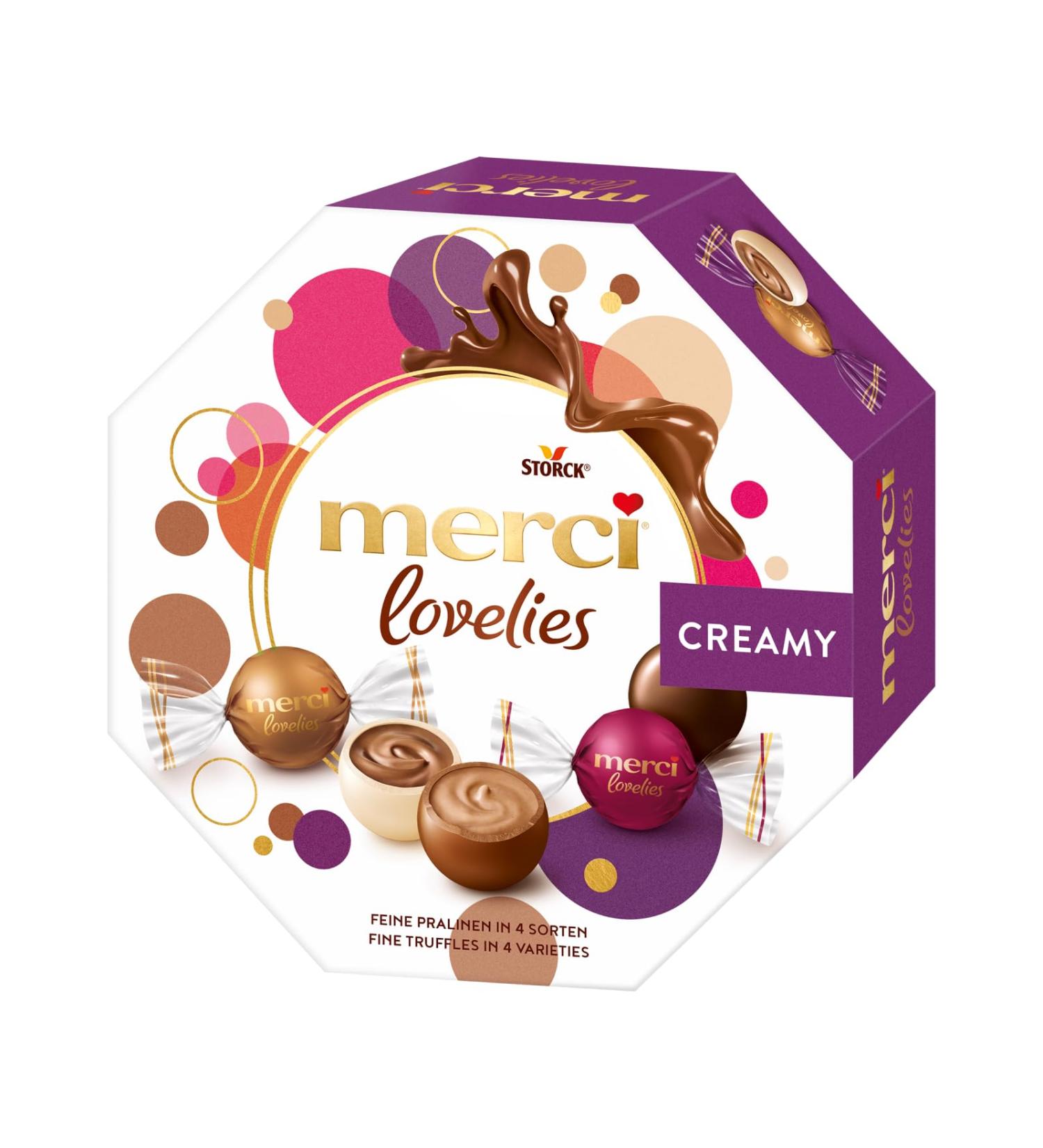 Merci Lovelies Creamy Praline Mix - 185g Filled Chocolate Specialties | International Shipping Available - Buy Online on GoSupps.com