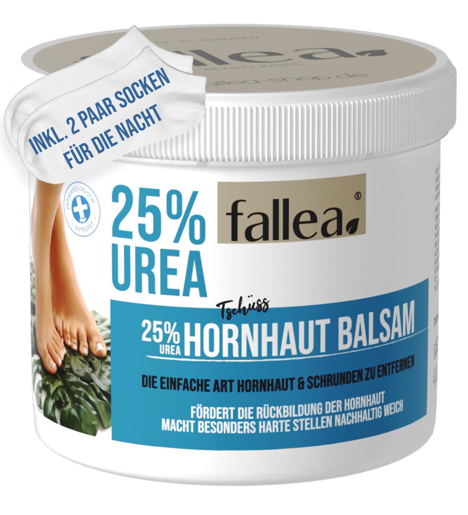 Fallea Callus & Cracked Skin Balm 25% Urea - 200 ml + 2 Pairs Socks (40-44) | Fast International Shipping - Buy Online on GoSupps.com