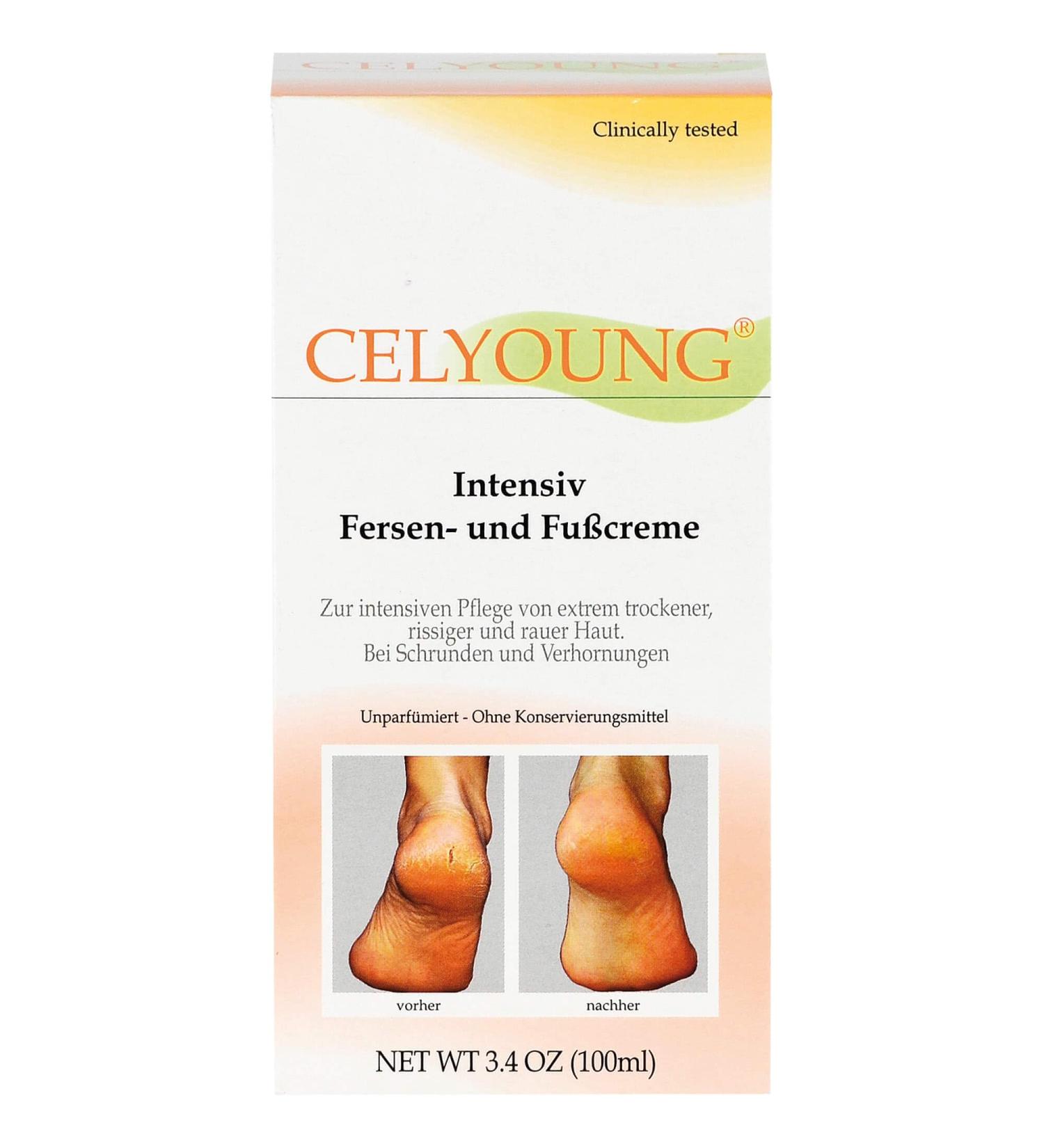 Krepha Celyoung Intensive Foot Cream 100 ml - Moisturizing & Repairing Foot Care for All Skin Types | International Shipping Available - Buy Online on GoSupps.com