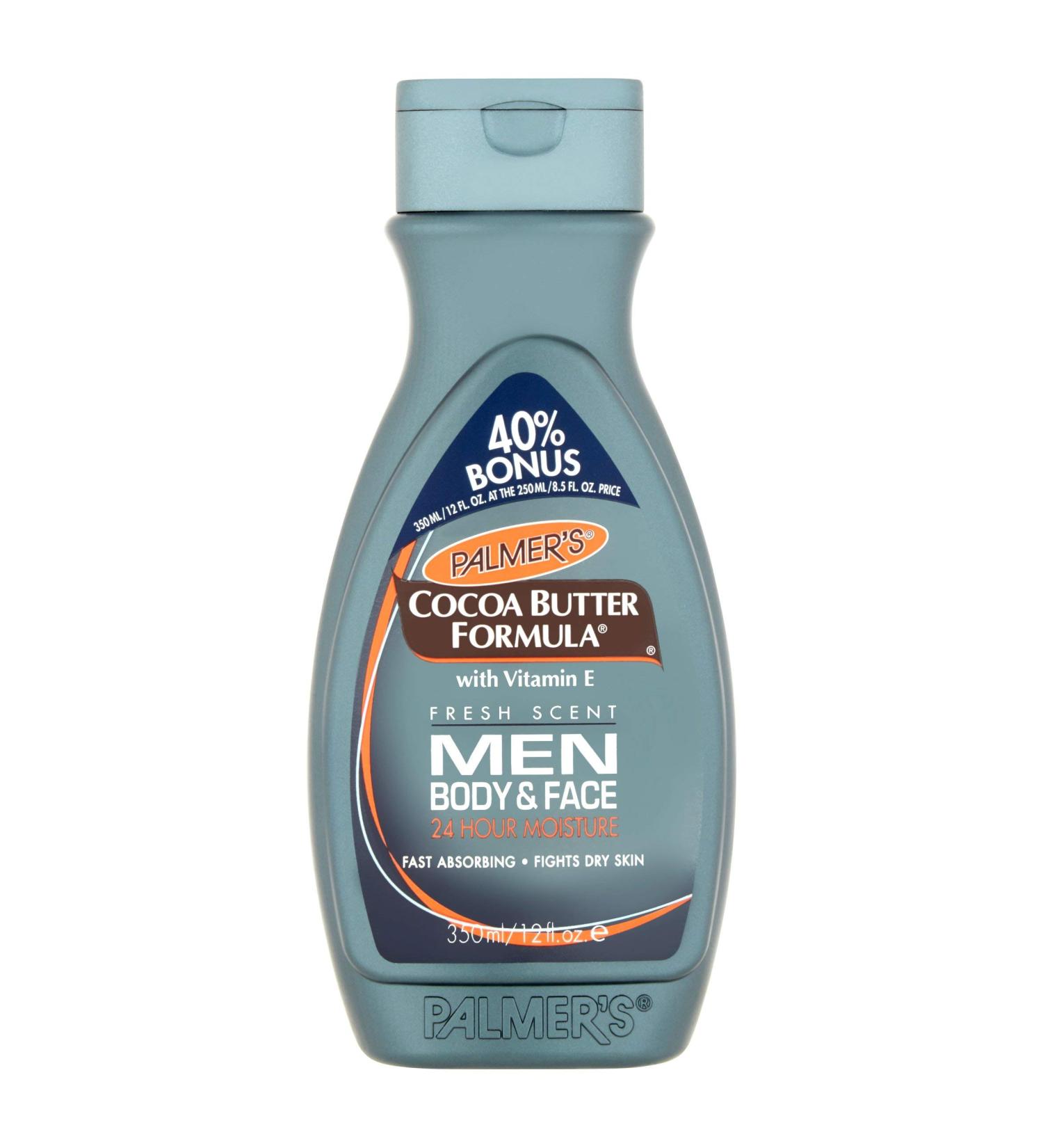 Palmers Cocoa Butter Men Lotion Body/Face Bonus 12 oz.