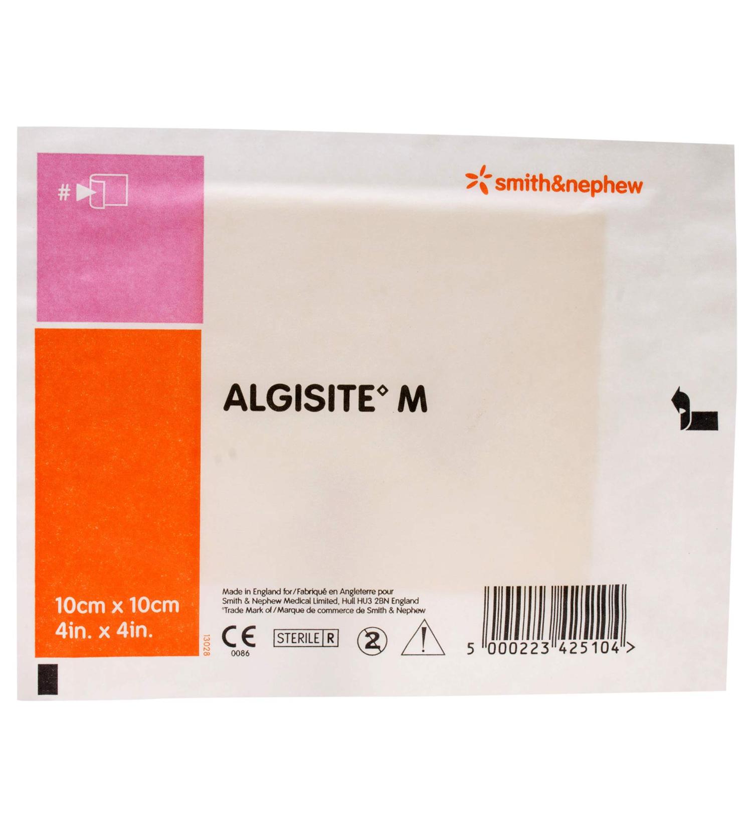 Smith and Nephew 59480200 Algisite M Calcium Alginate Dressings 4 x 4 - Box of 10