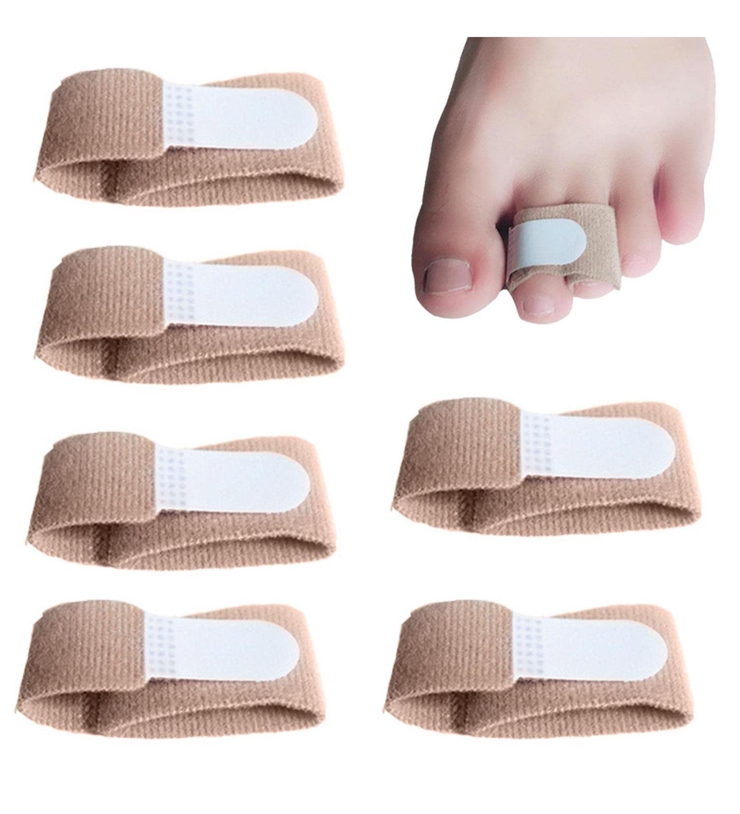 Qiyifang Toe Corrector Band - Breathable Correction Bandages & Hammer Toe Separator for Crooked Toes | Flexible Finger Rails Set - Buy Online on GoSupps.com
