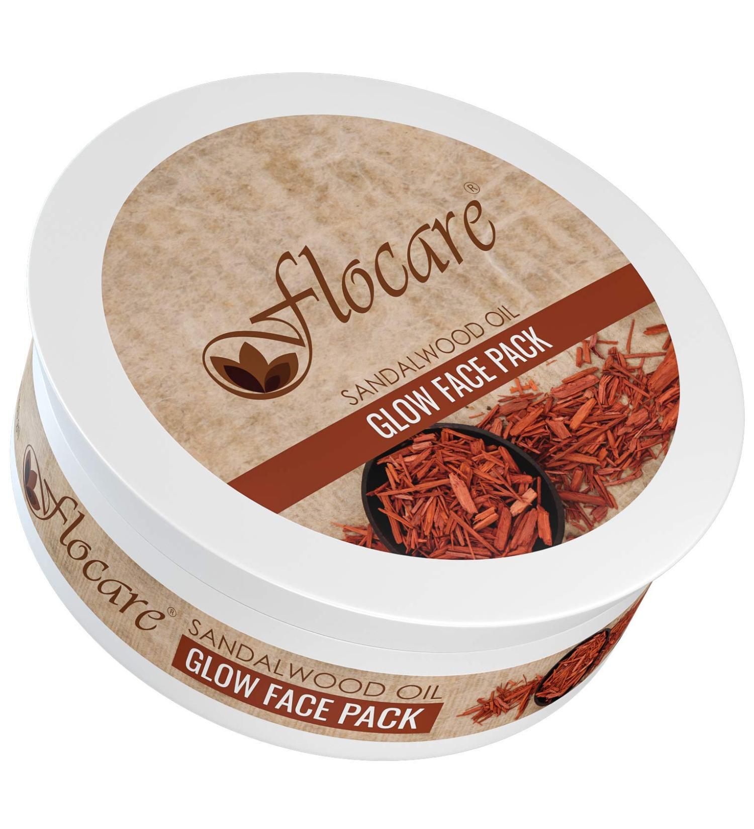 Sandalwood & Turmeric Pore Refining Glow Face Pack - 100g Clay Mask for Brighter Radiant Skin | International Shipping Available - Buy Online on GoSupps.com