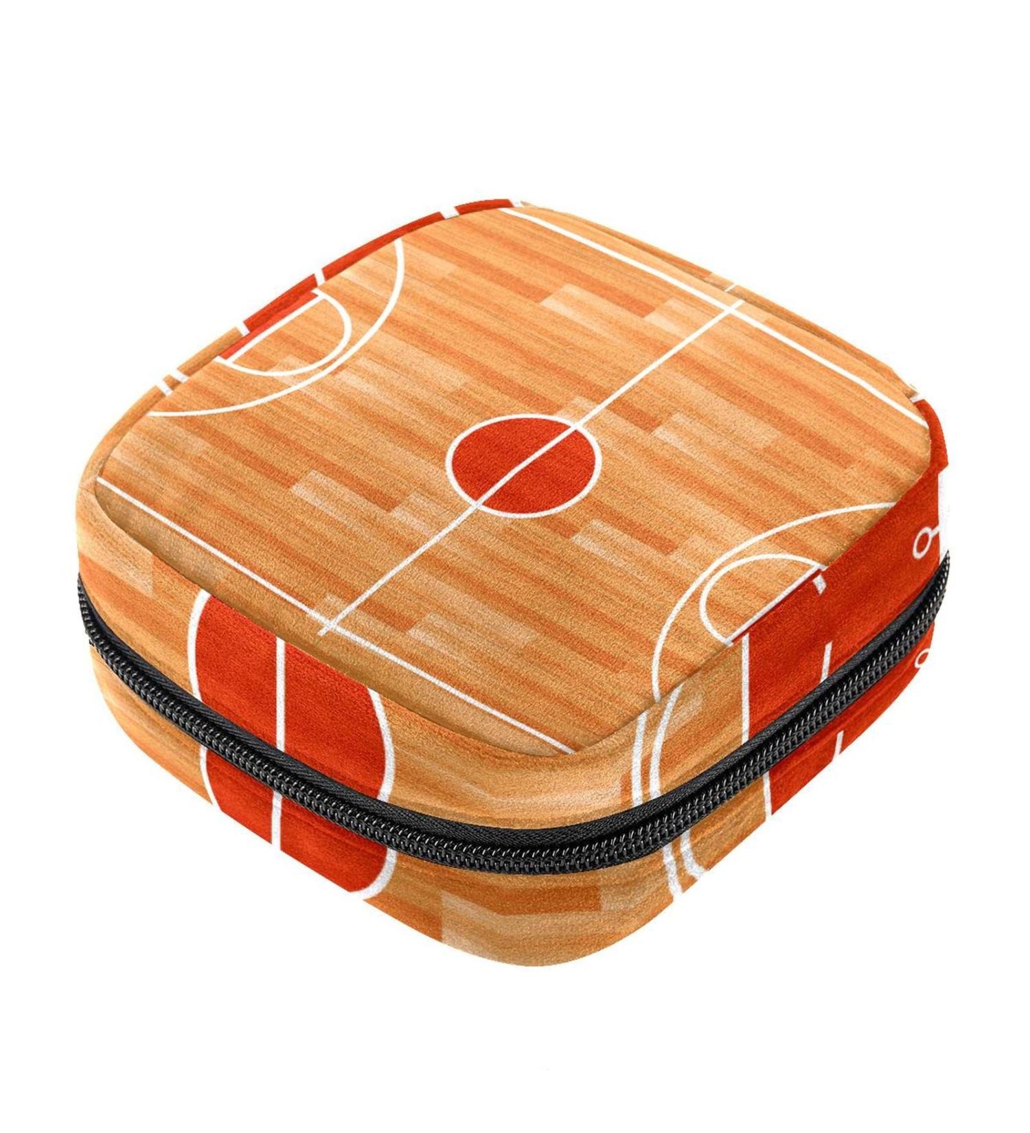Buy Premium Wood Parquet Flooring & Essential Menstrual Products | Basketball Courts Sanitary Napkin Storage Bags Portable Menstrual Cup Pockets for Women & Teens - International Shipping Available - Buy Online on GoSupps.com