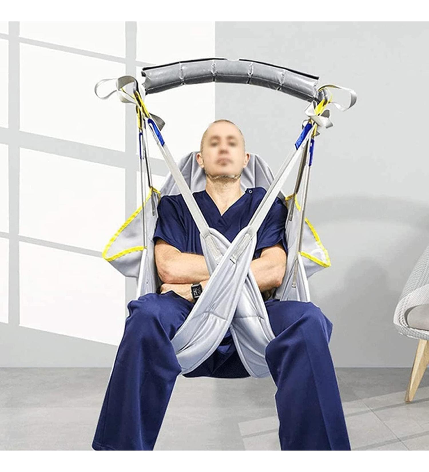Patient Lifting Slings Elevator for Lifting Elderly Padded Sling for Lifting Patients with Head Support Elevation Transfer Belt for Nursing Elderly Large Grey Grey Large - Buy Online on GoSupps.com