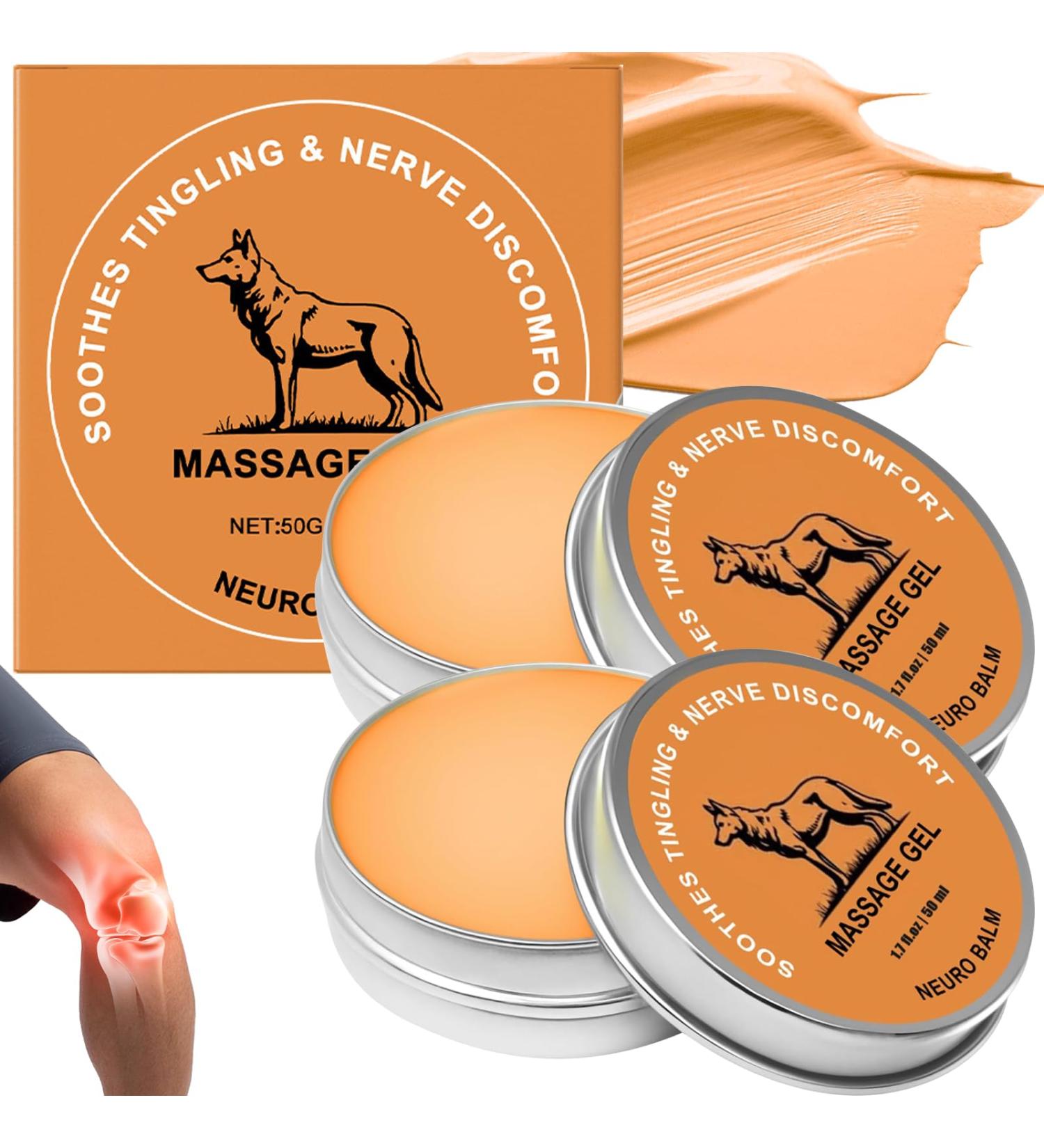 Therawolf Neuro Balm Cr me de Massage Bien- tre pour Articulations & Muscles Baume aux Plantes Effet Fra cheur Soin Corporel Quotidien Texture L g re 2 x 50 g - Buy Online on GoSupps.com