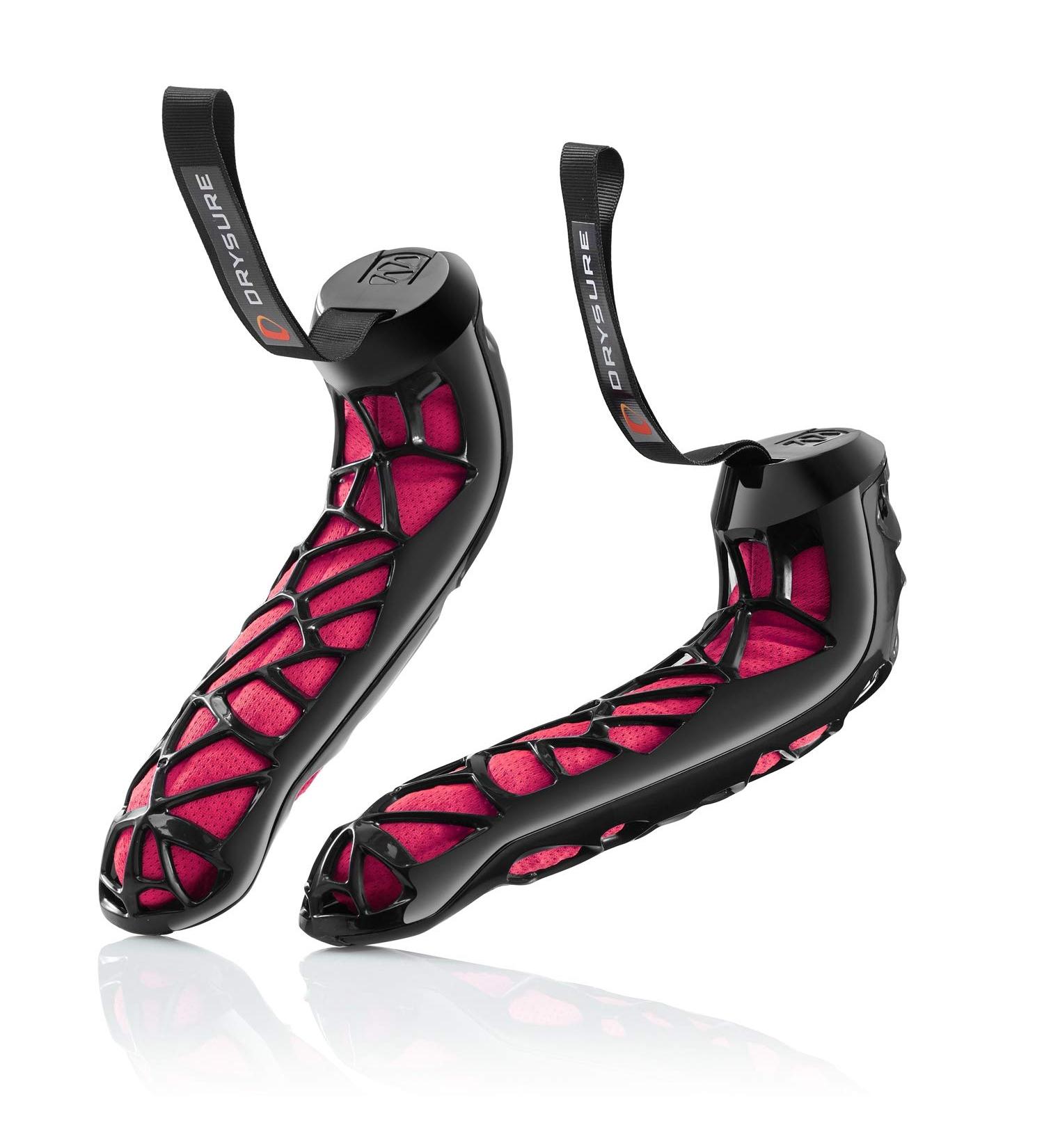 DRYSURE Active Shoe Dryer for Cyclists, Golfers, Runners, Dog Walkers | Small/Medium Men 4.5-8/Women 6-9.5 Black-Pink - Buy Online on GoSupps.com