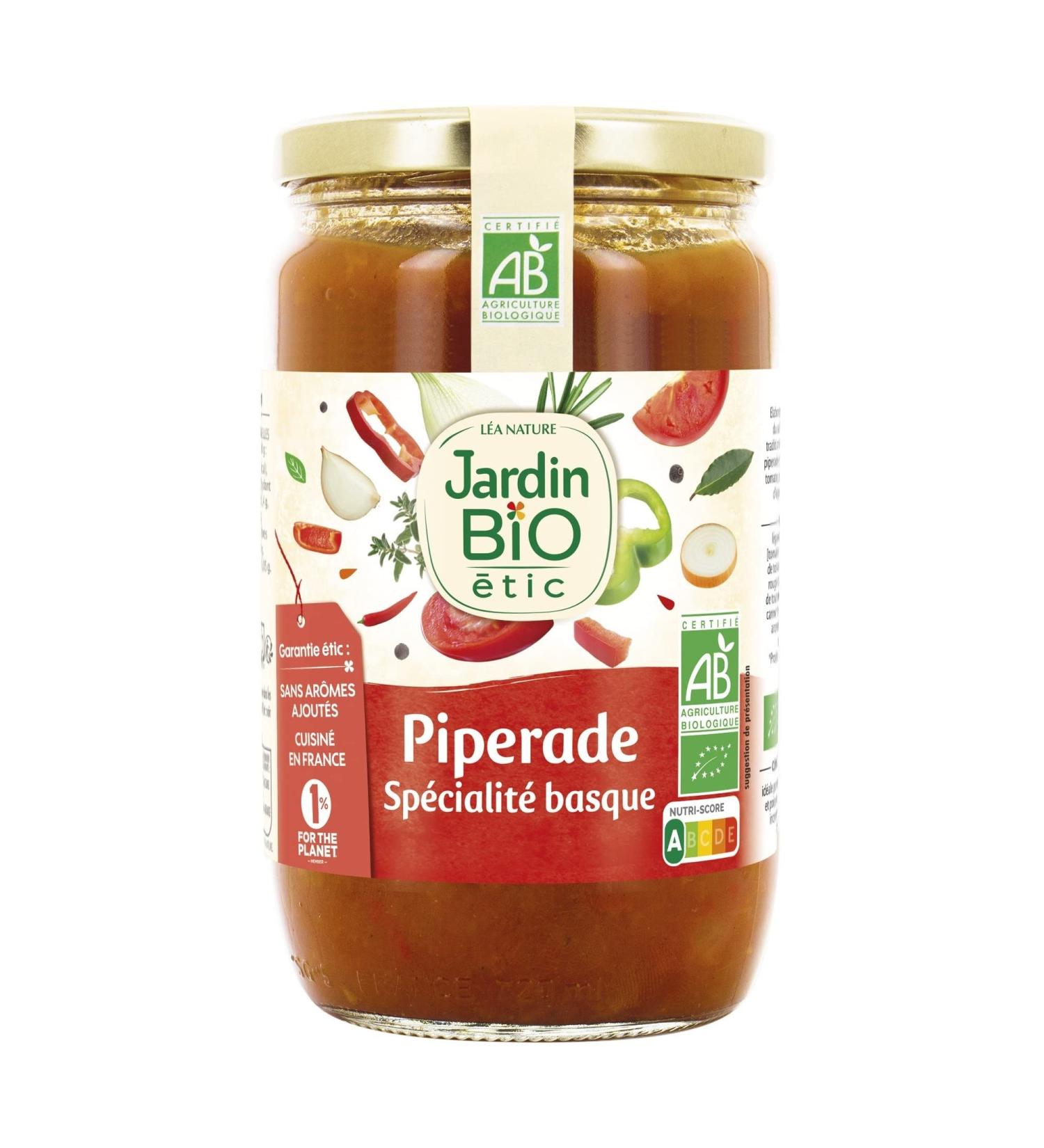 Jardin BIO tic - Piperade 650g 650 g (Lot de 1)