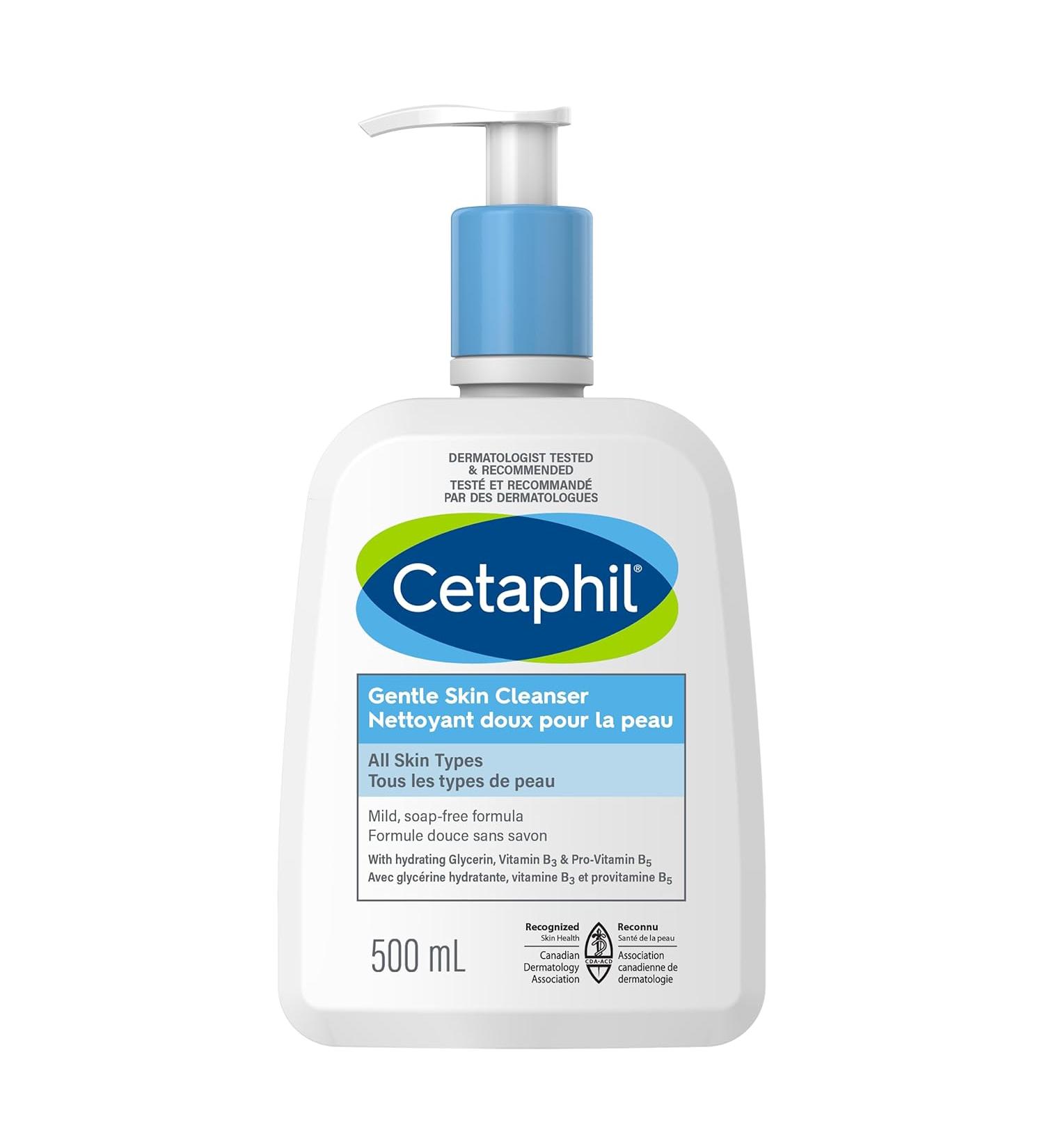 Cetaphil Gentle Skin Cleanser - 500ml - Buy Online on GoSupps.com