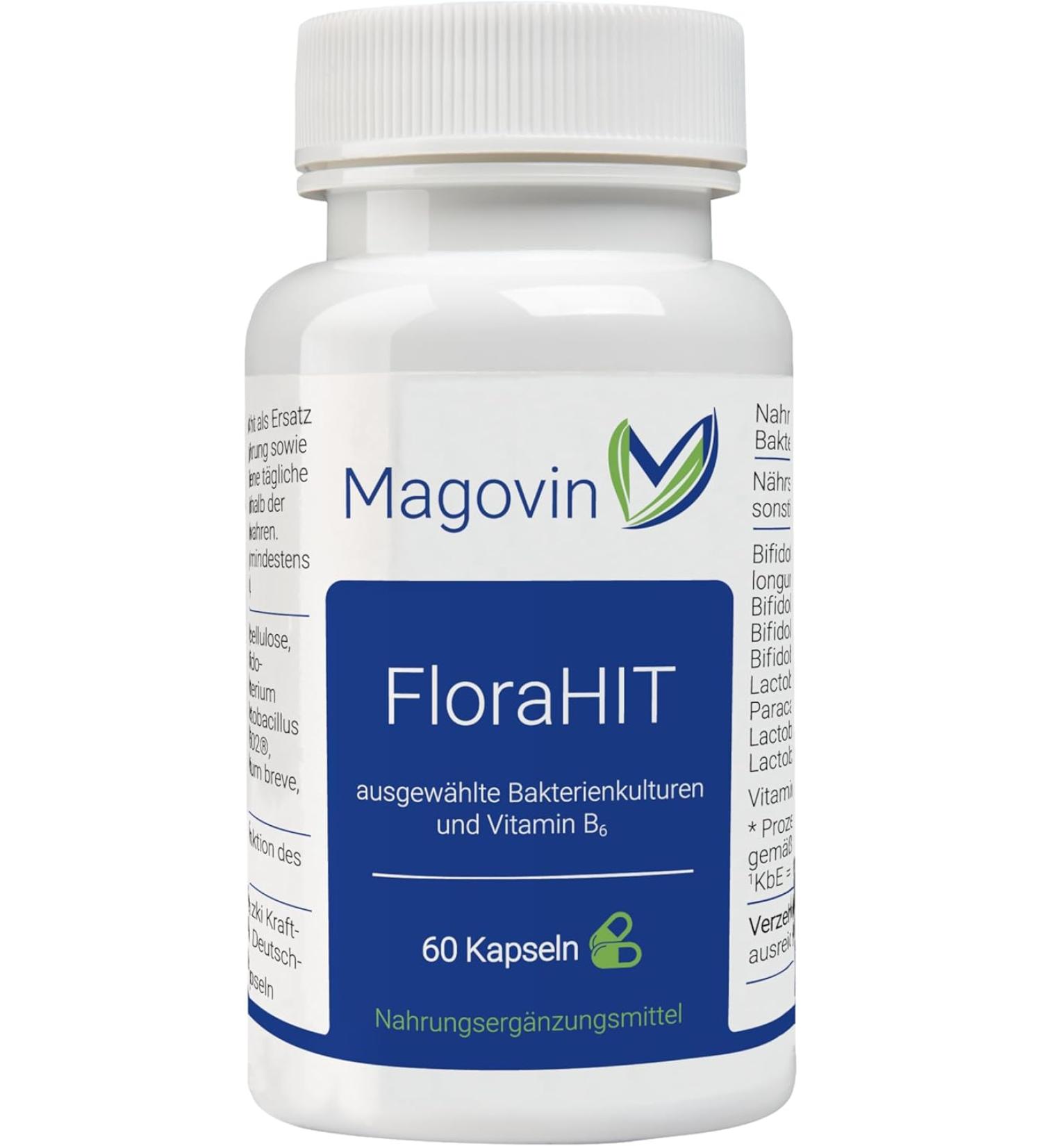 Florahit Bacterial Cultures - 35 Billion KBE | Probiotics for Gut Health | Bifidobacterium & Lactic Acid Bacteria for Intolerance Support - Buy Online on GoSupps.com