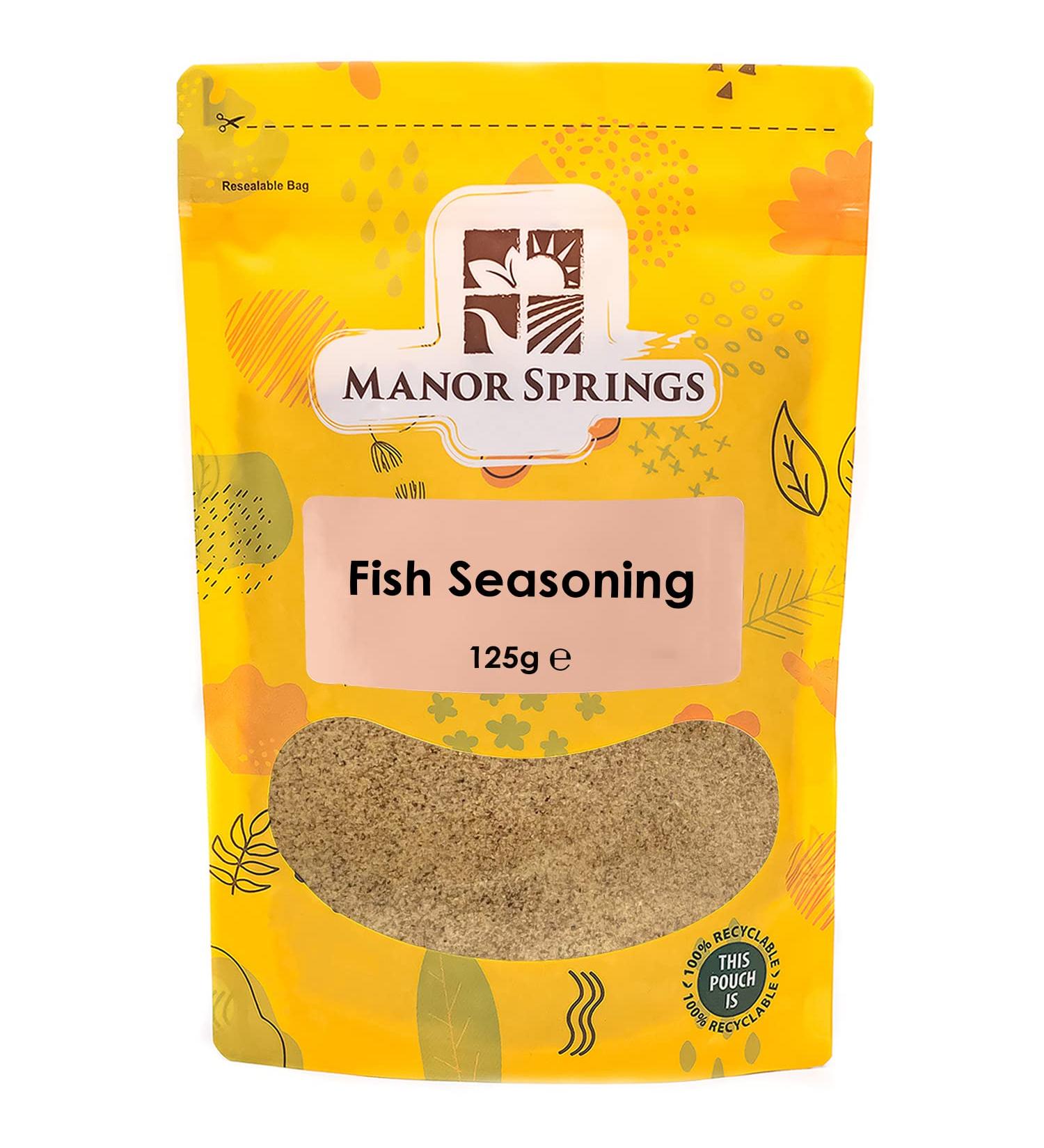 Fish Seasoning 125g by Manor Springs