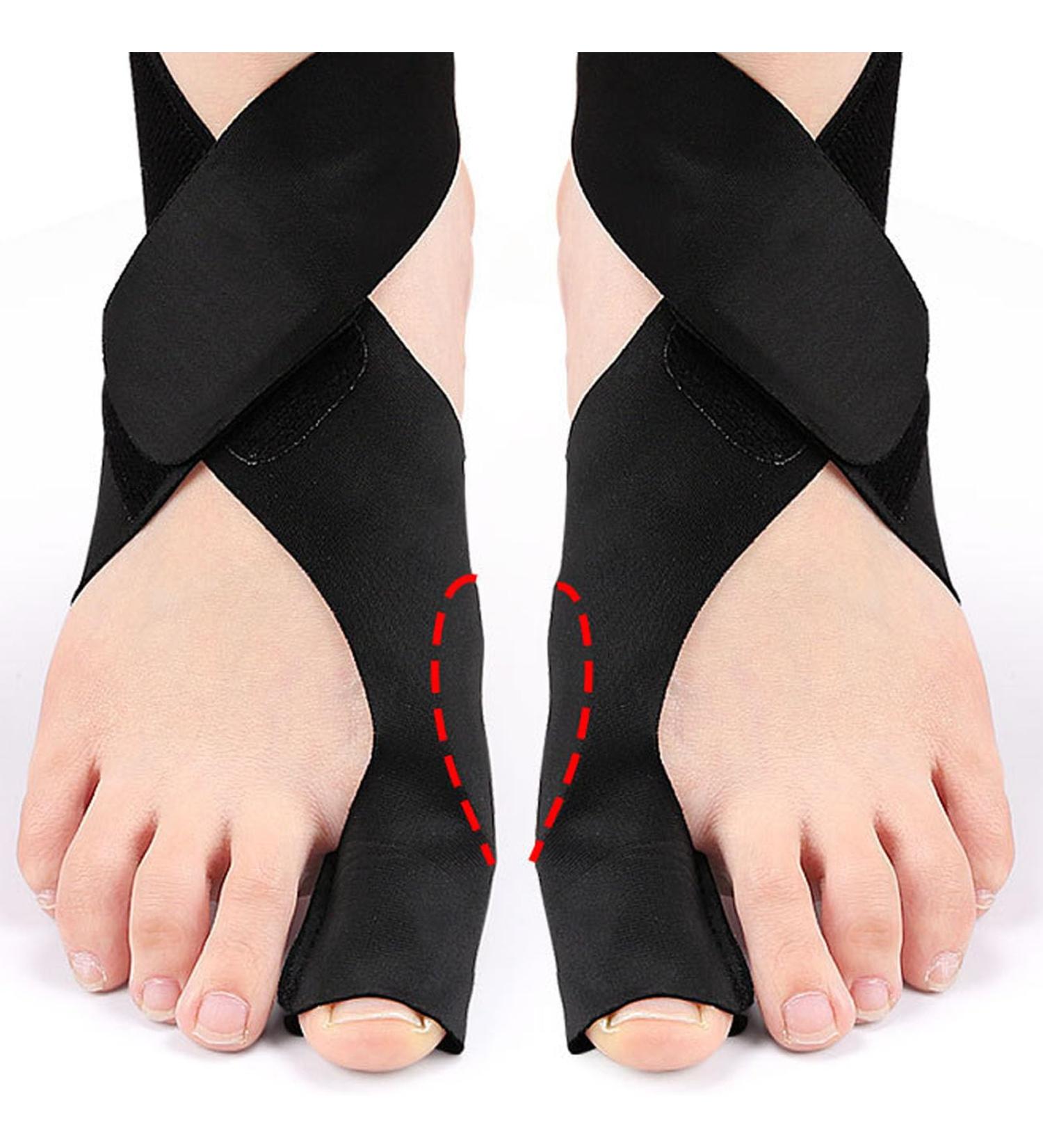 Orthopedic Bale Sleeve for Big Toe Alignment | Shock-Damping & Adjustable Heel Support - Day & Night Comfort - Buy Online on GoSupps.com