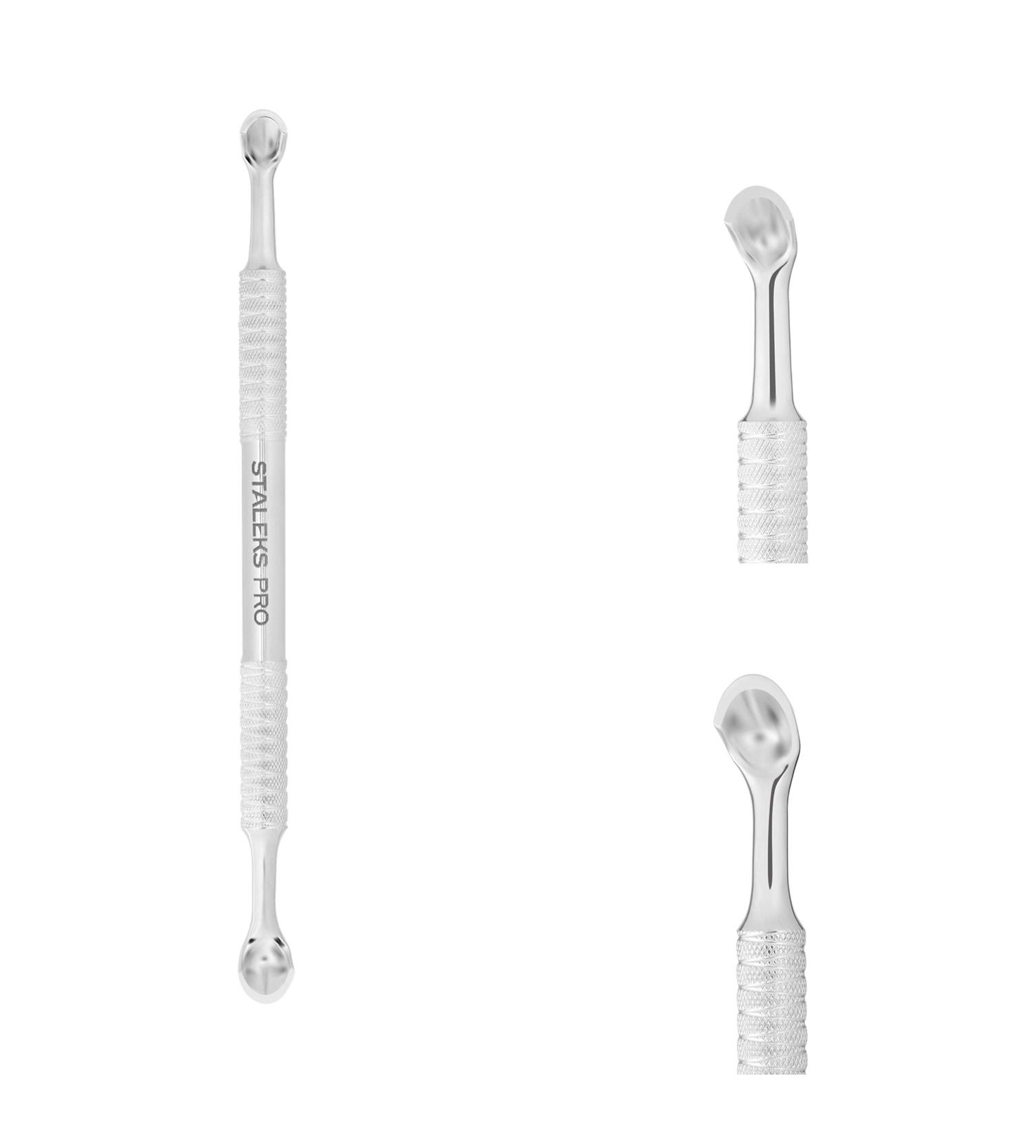 VJ Cuticle Pusher EXPERT 52 Staleks Manicure Pedicure New (PE-52/1 ROUNDED CURVED PUSHER SLIM + BROAD) - Buy Online on GoSupps.com