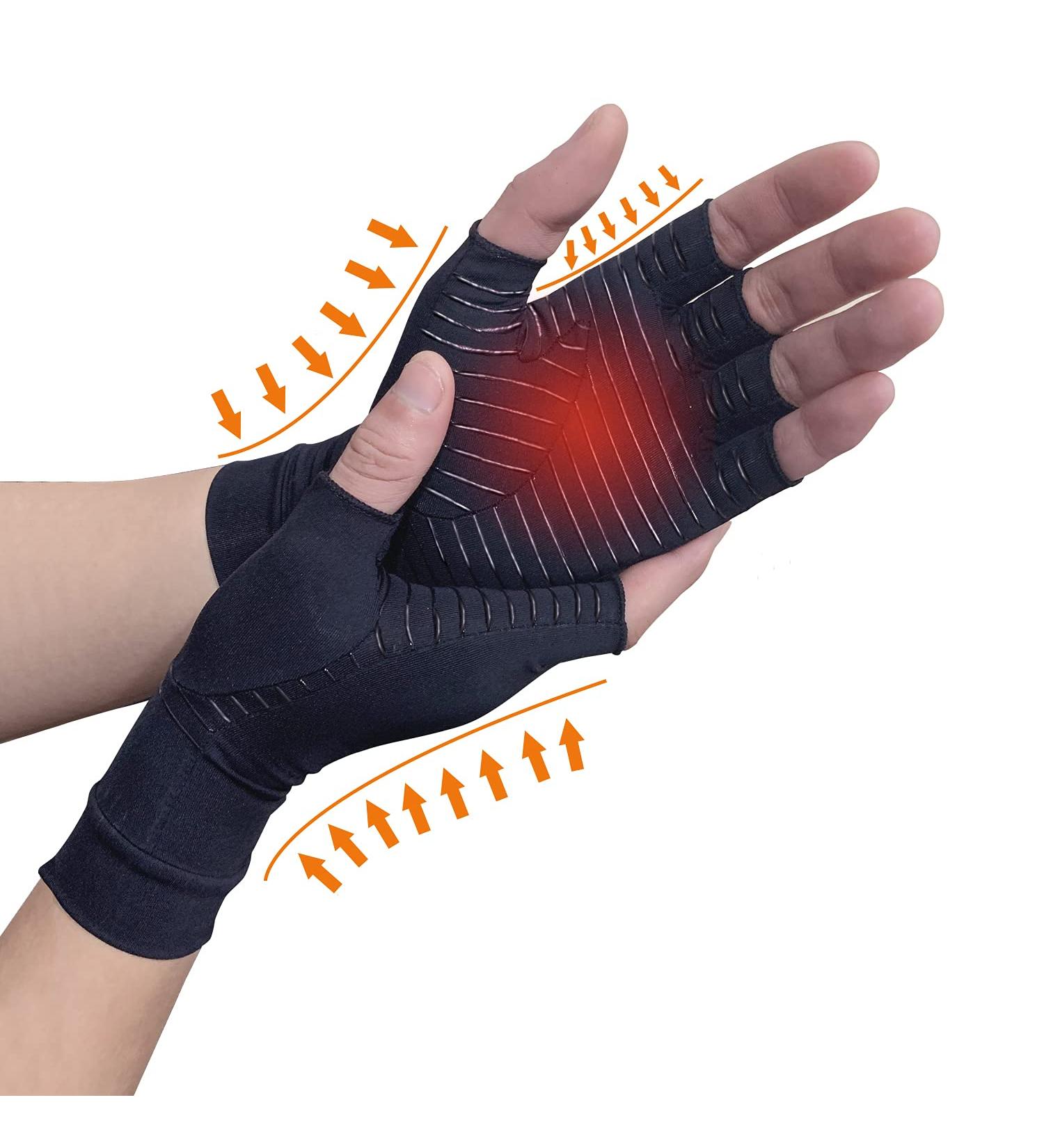 Copper Arthritis Compression Arthritis Gloves 88% Copper Content Comfortable Gloves For Pain Relief of RSI Rheumatoid Arthritis Carpal Tunnel Great for Joints When Sports Housework Computer Type (M) - Buy Online on GoSupps.com
