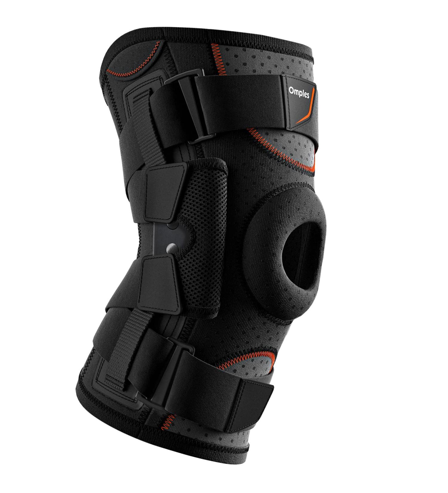 Omples Hinged Knee Brace for Meniscus Tear and Arthritis Pain - X-Large - Buy Online on GoSupps.com