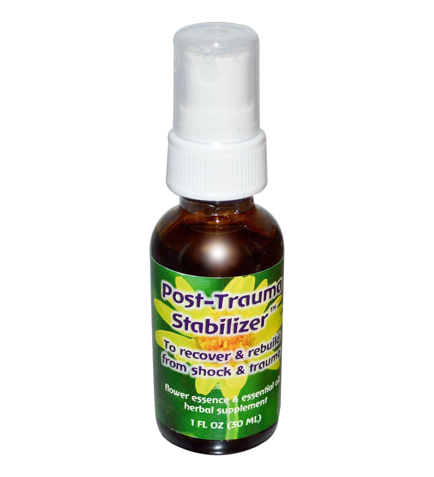 Flower Essence Services Post-Trauma Stabilizer Spray 1 Ounce