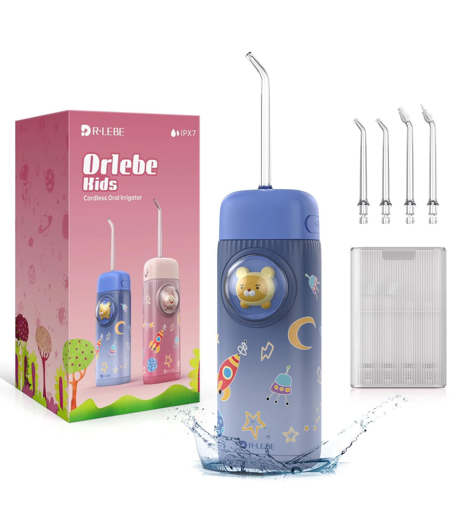 Water Flosser for Kids - Portable Cordless Oral Care for Teeth & Gums - Ideal for Braces - Blue - Buy Online on GoSupps.com