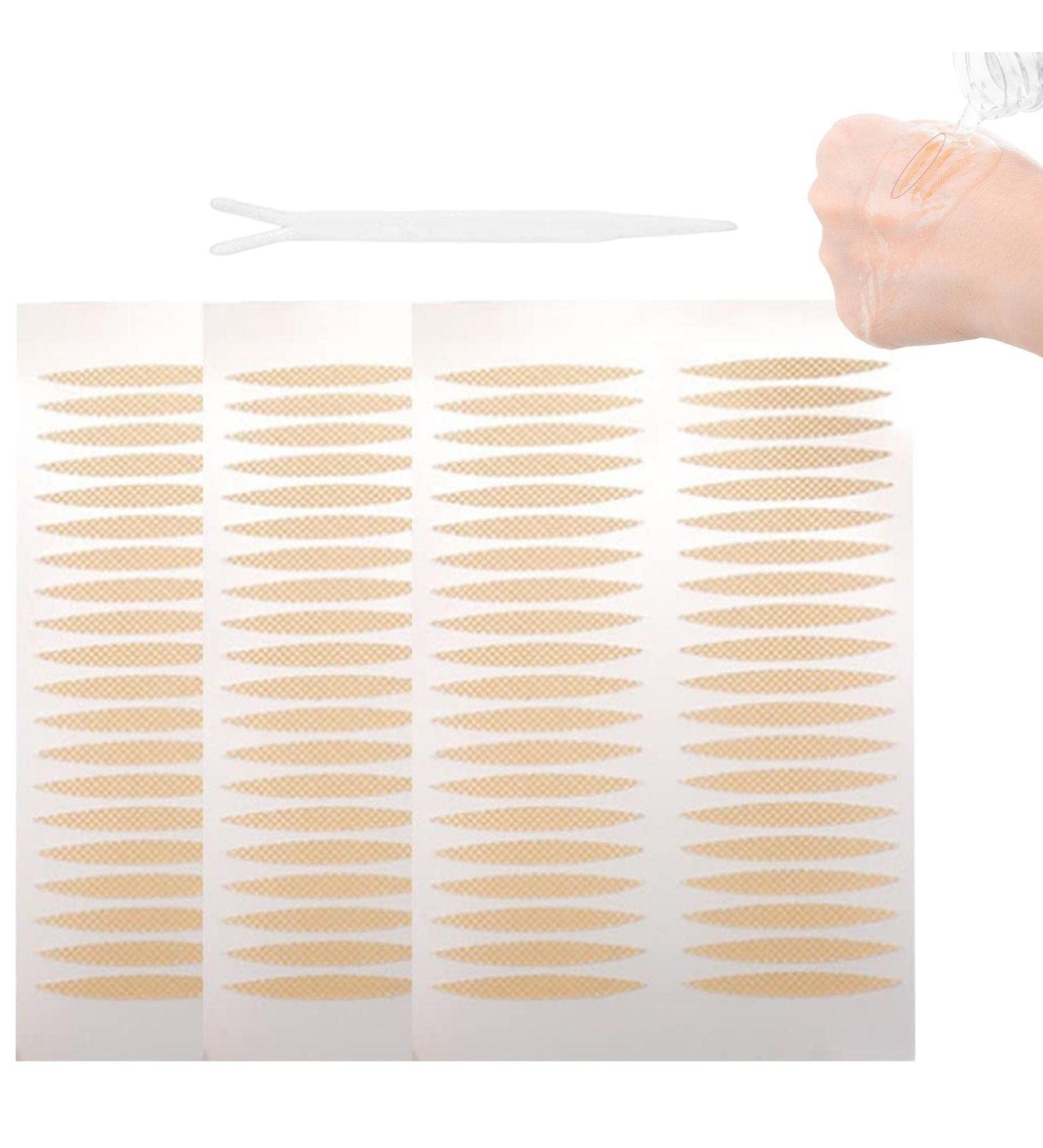 Double Eyelid Tape | Double Eyelid Tape for Hooded Eyes | Waterproof Invisible Instant Eyelid Lift for Uneven/Droopy/Hooded Eyelids - Buy Online on GoSupps.com