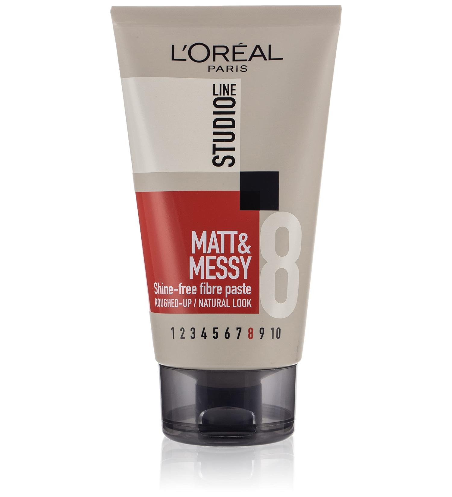 L'Or al Studio Line Matt & Messy Shine-Free Fibre Paste 150ml - Styling Hair Paste - Buy Online on GoSupps.com