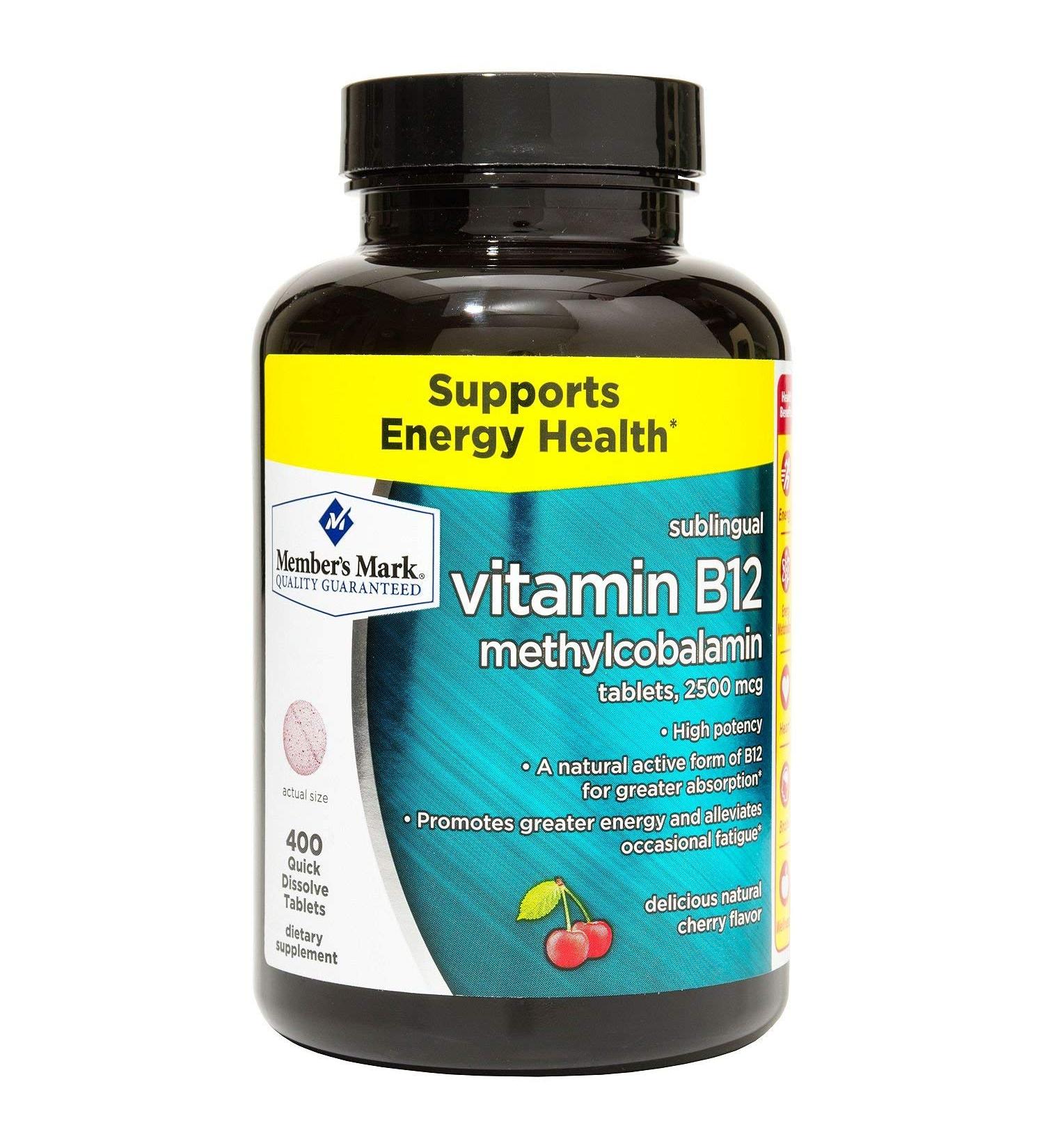 MM Sublingual Vitamin B12 5000mcg methylcobalamin (300 ct.)