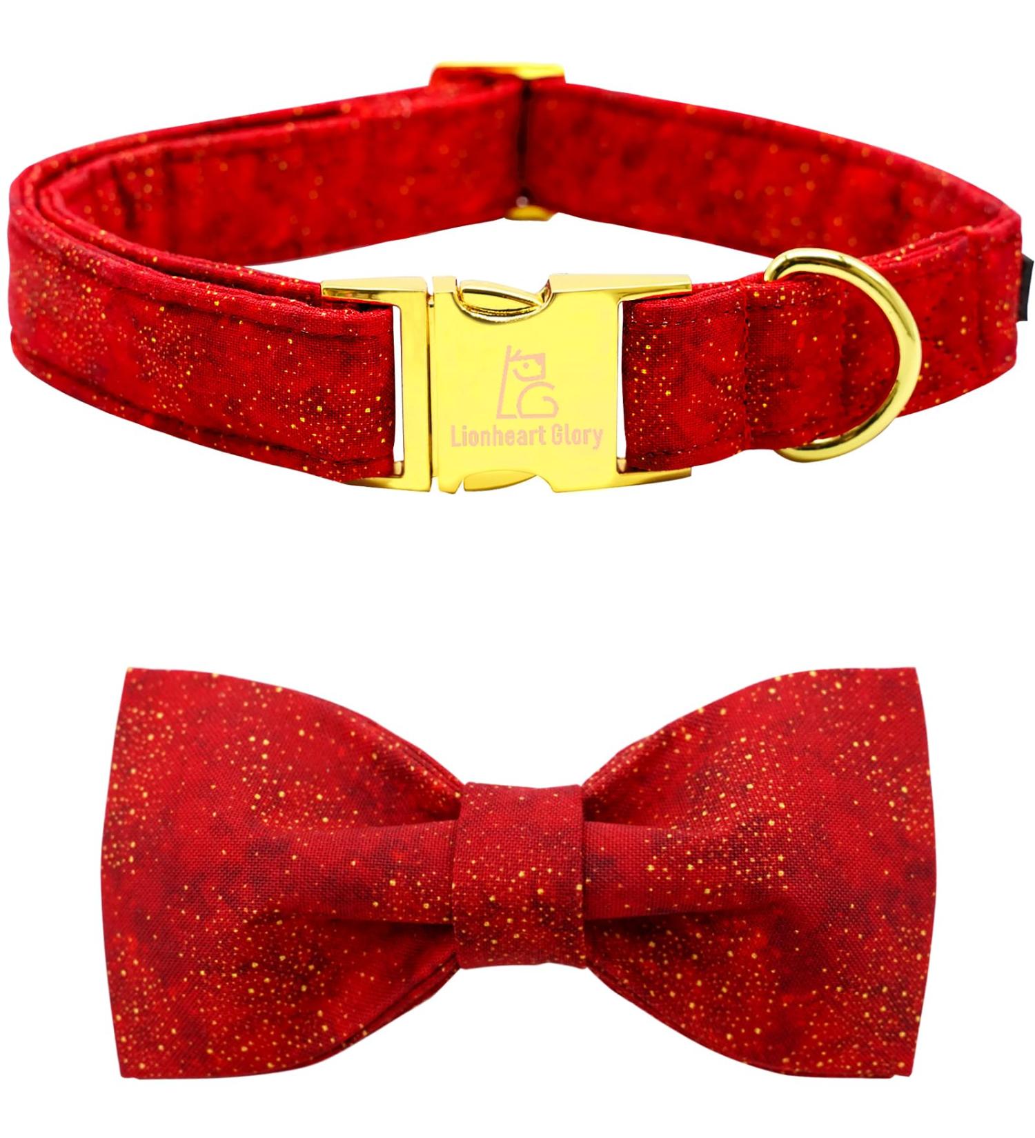 Lionheart Glory Christmas Dog Collar - Adjustable Soft Fly Collar for Big Dogs | X-Large Red Loop Collar (1 Pack) - Buy Online on GoSupps.com