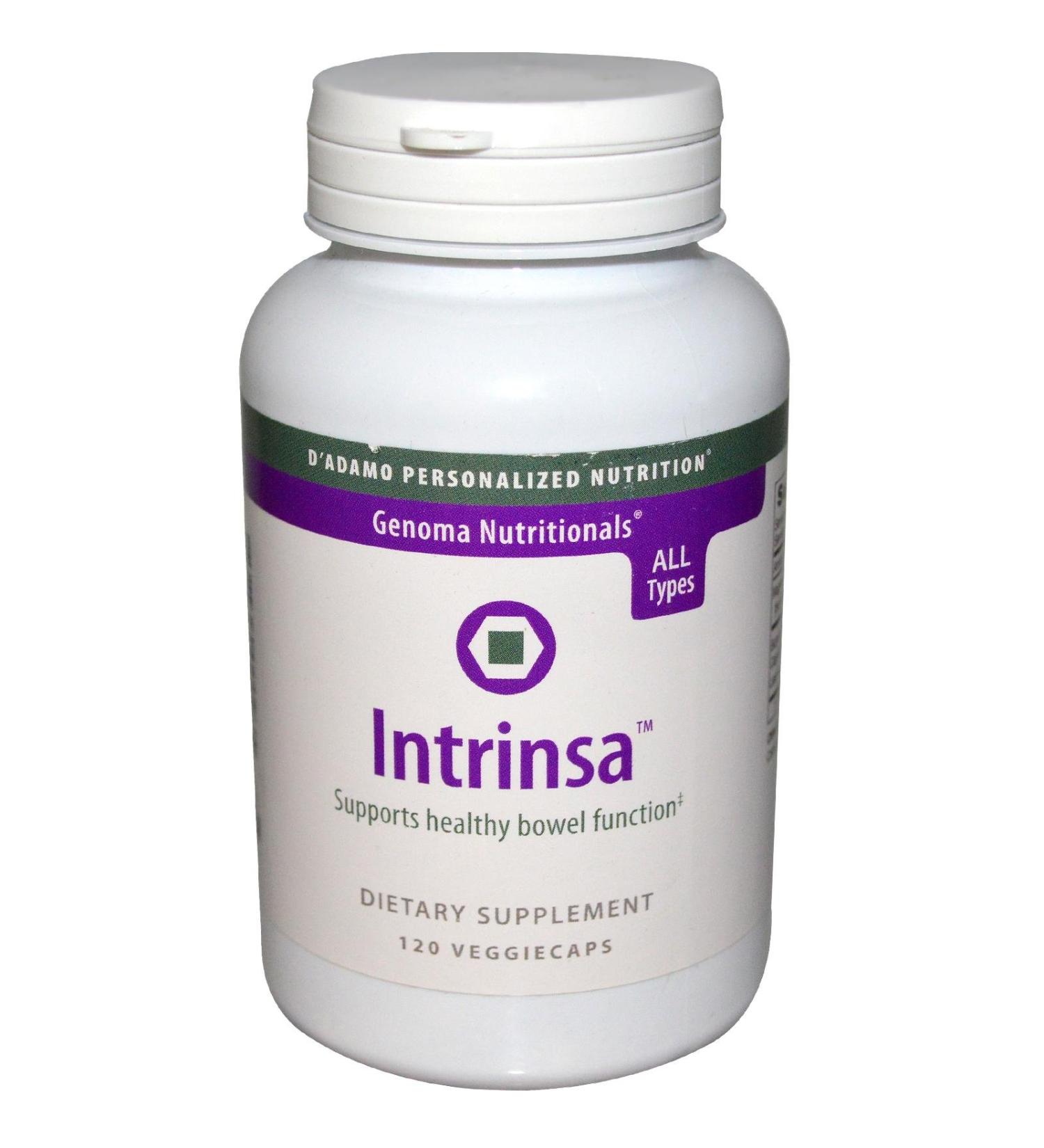D'adamo Genoma Nutritionals Intrinsa 120 Veggie Caps
