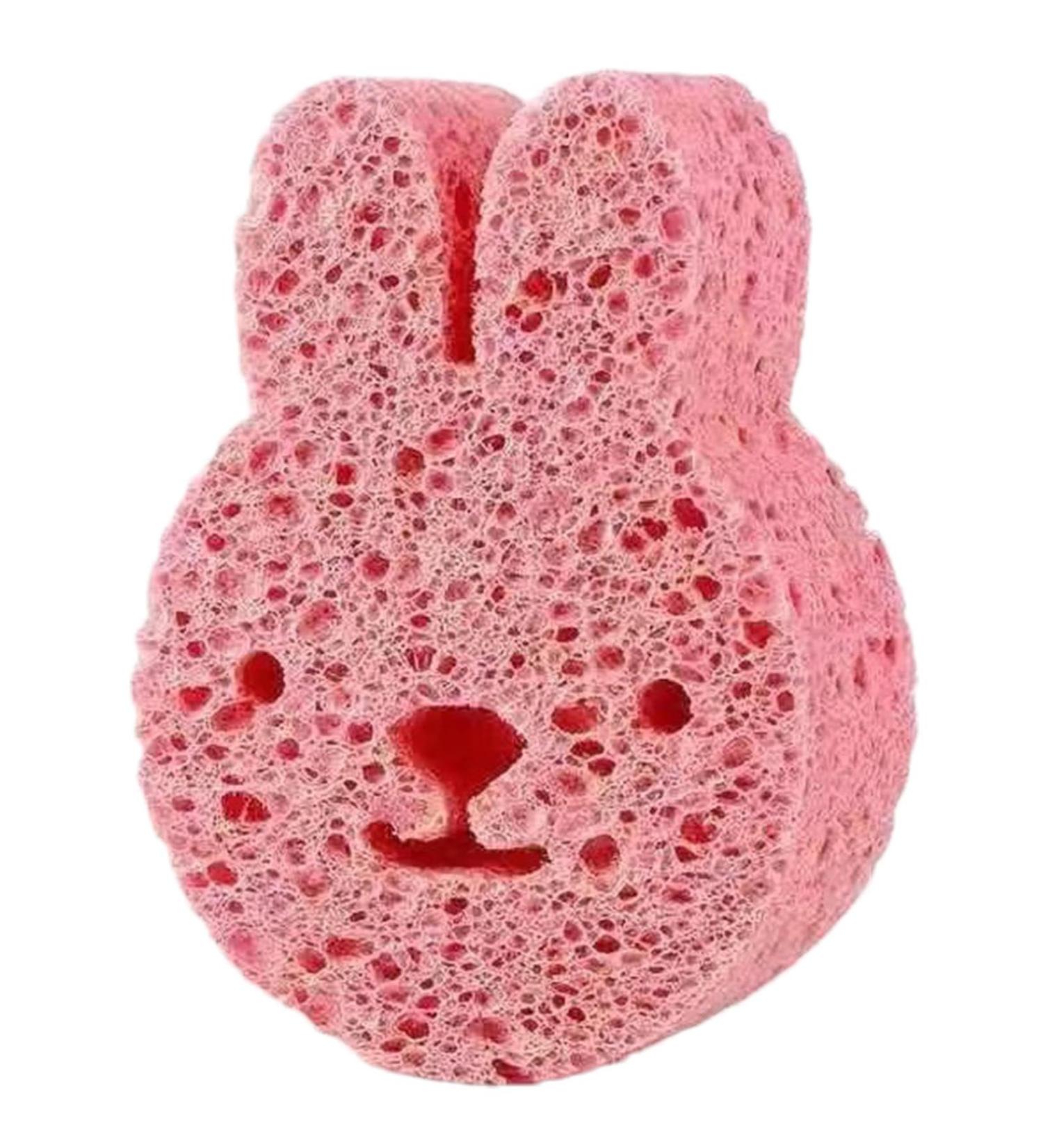 Baby Sponge for Bathing | Wood Pulp Sponge Soft Bath Sponges - Bath Rub Cute Shower Sponge Shower Brush Body Scrubber Dead Skin Remover for Deep Cleansing Pink - Buy Online on GoSupps.com