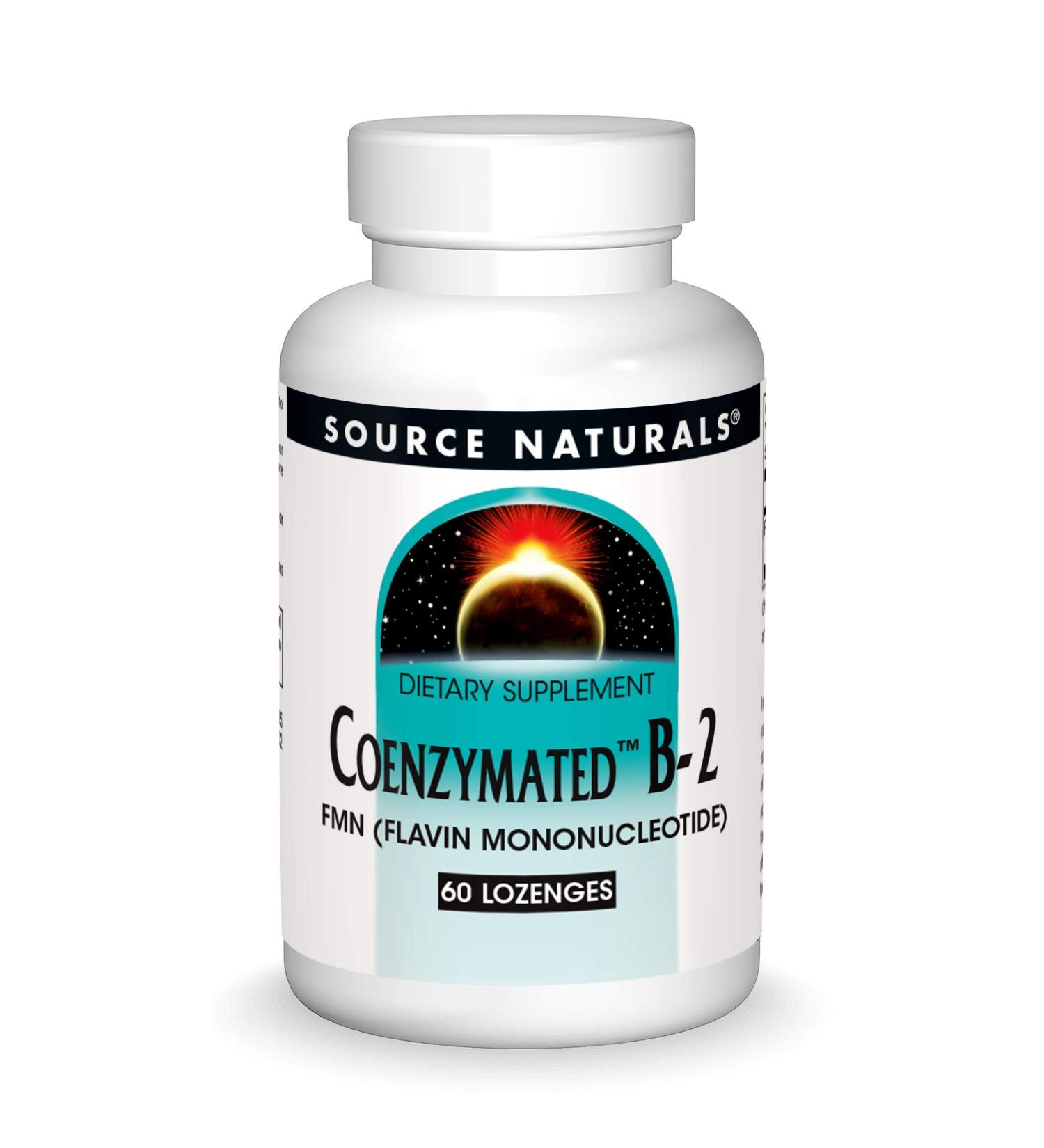 Buy Source Naturals Coenzymated B-2 60 Lozenges - High Potency Vitamin B2 Supplement - Buy Online on GoSupps.com