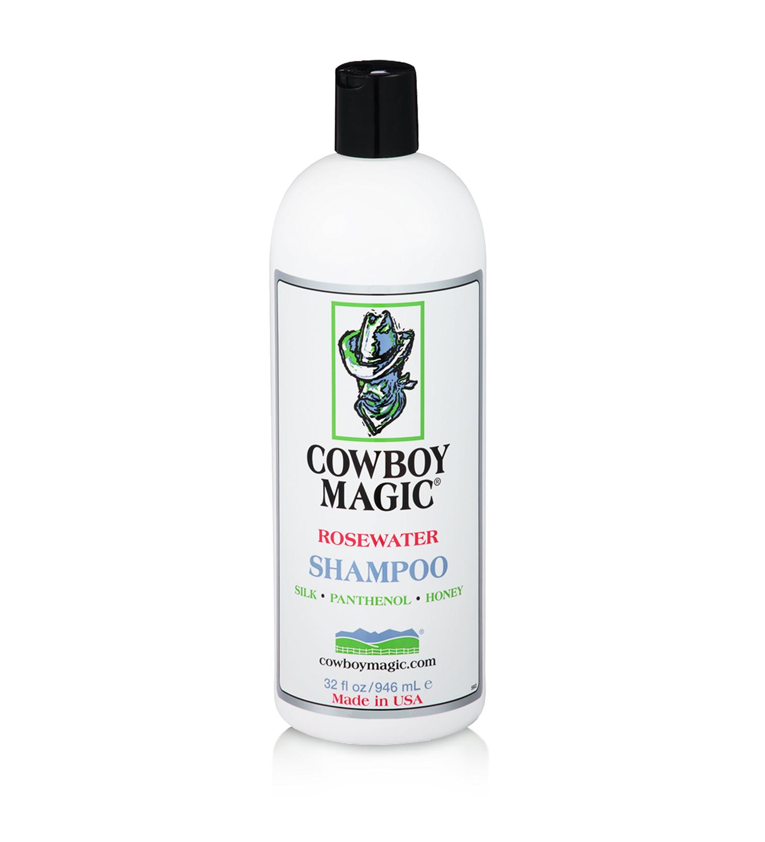 Cowboy Magic Rose Water Shampoo 32oz - Gentle Cleansing for Soft & Shiny Hair - Buy Online on GoSupps.com