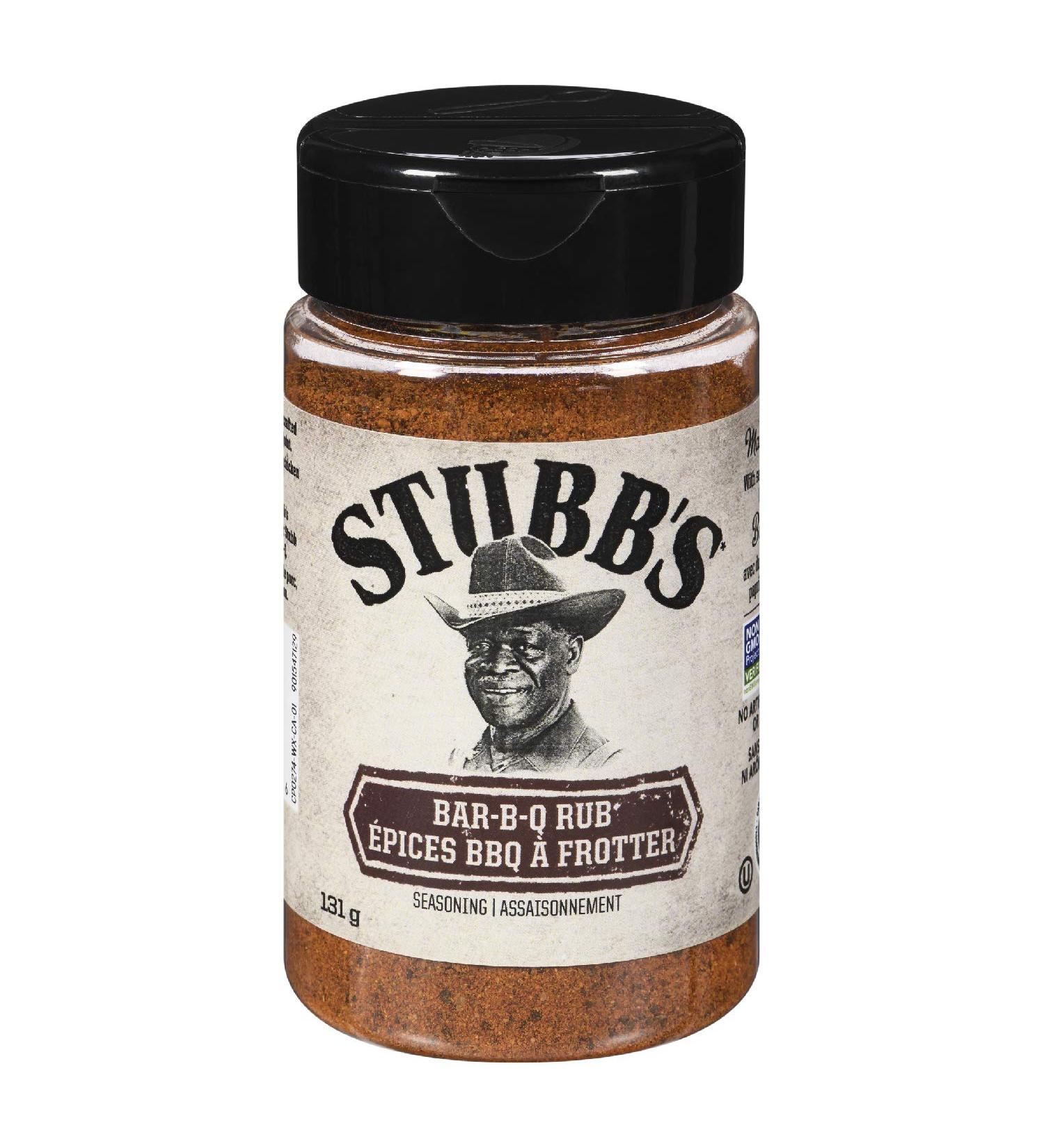 Stubb's Spice Rub Seasoning BBQ 131g Case Pack 6 Count