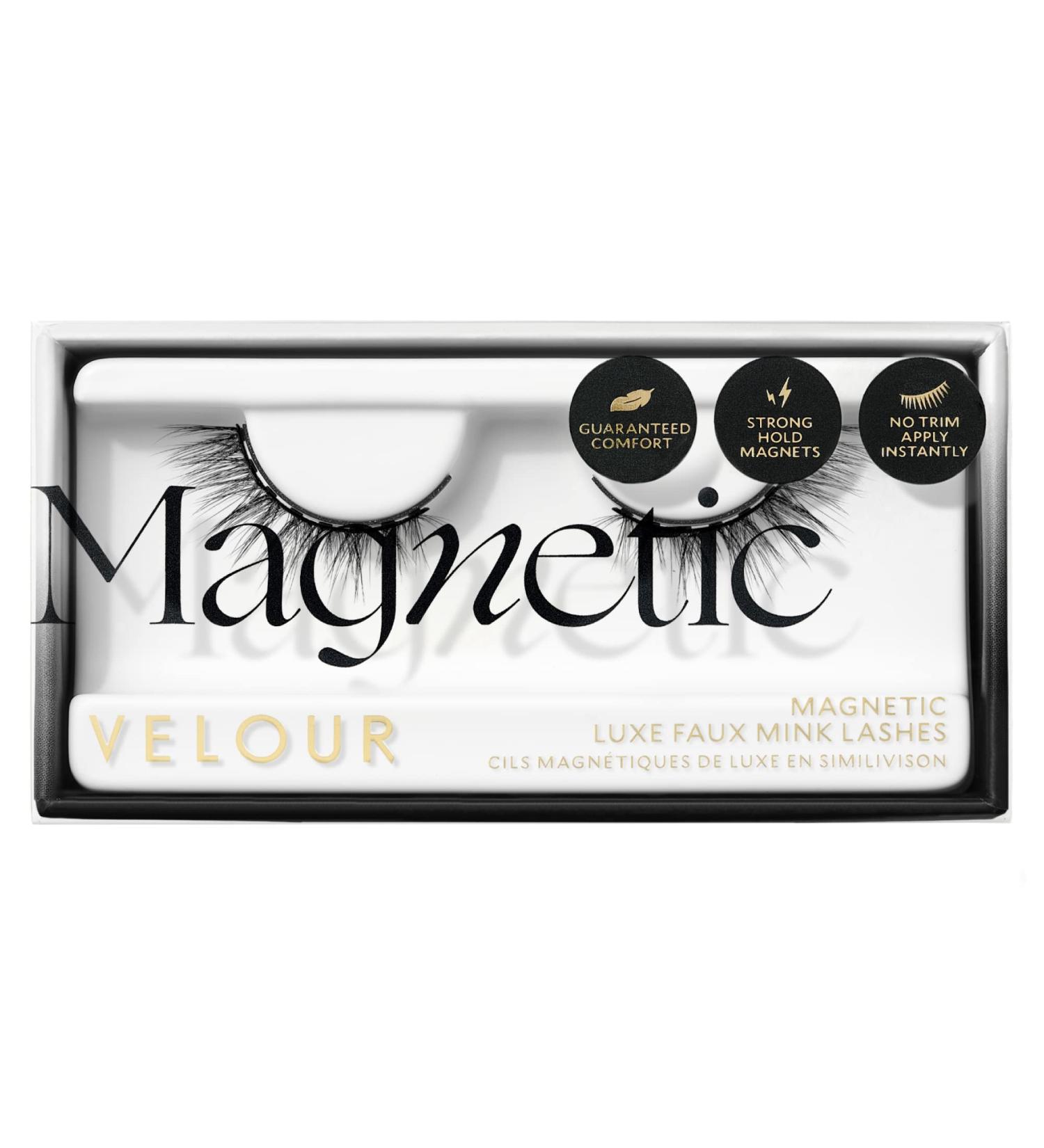 Velour Magnetic Eyelashes: Luxurious, Lightweight, and Natural False Lashes - 100% Vegan and Reusable - Soft, Comfortable, and Suitable for All Eye Shapes - Buy Online on GoSupps.com