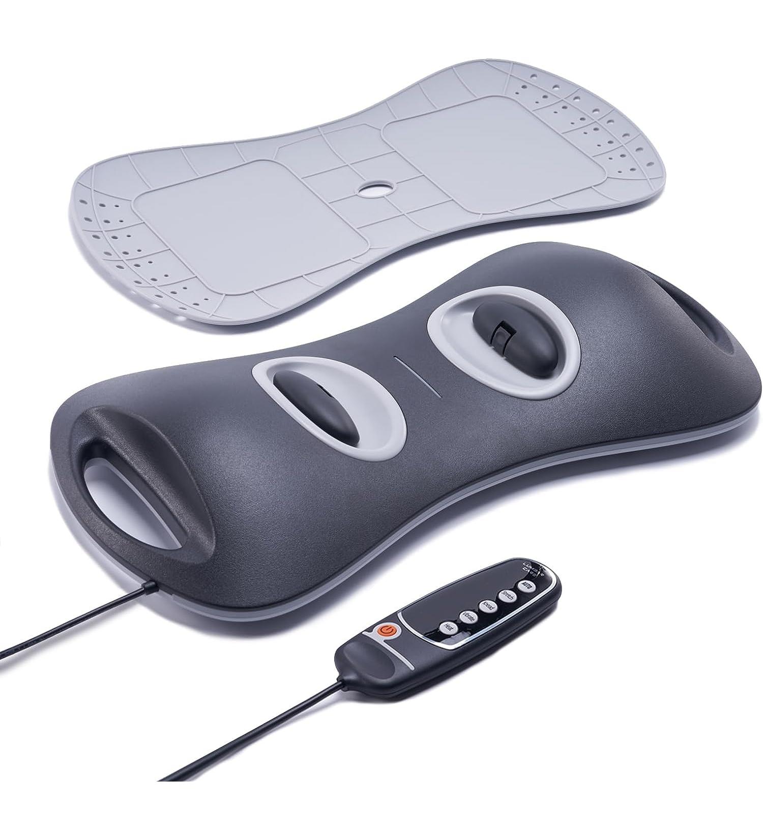 Buy Electrical Lumbar Traction Device | Back Massager with Airbags & Heat Therapy for Pain Relief - Buy Online on GoSupps.com
