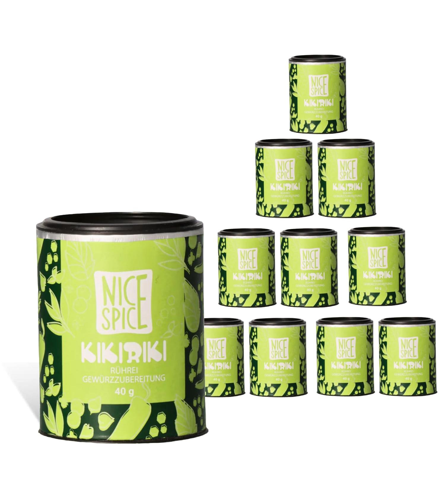 NICE SPICE 10 Boxes (10 x 40g) Spice Mix for Scrambled Eggs Omelettes Eggs Benedict Gift for Home Cooks Spice Reserve for Cooking - Buy Online on GoSupps.com