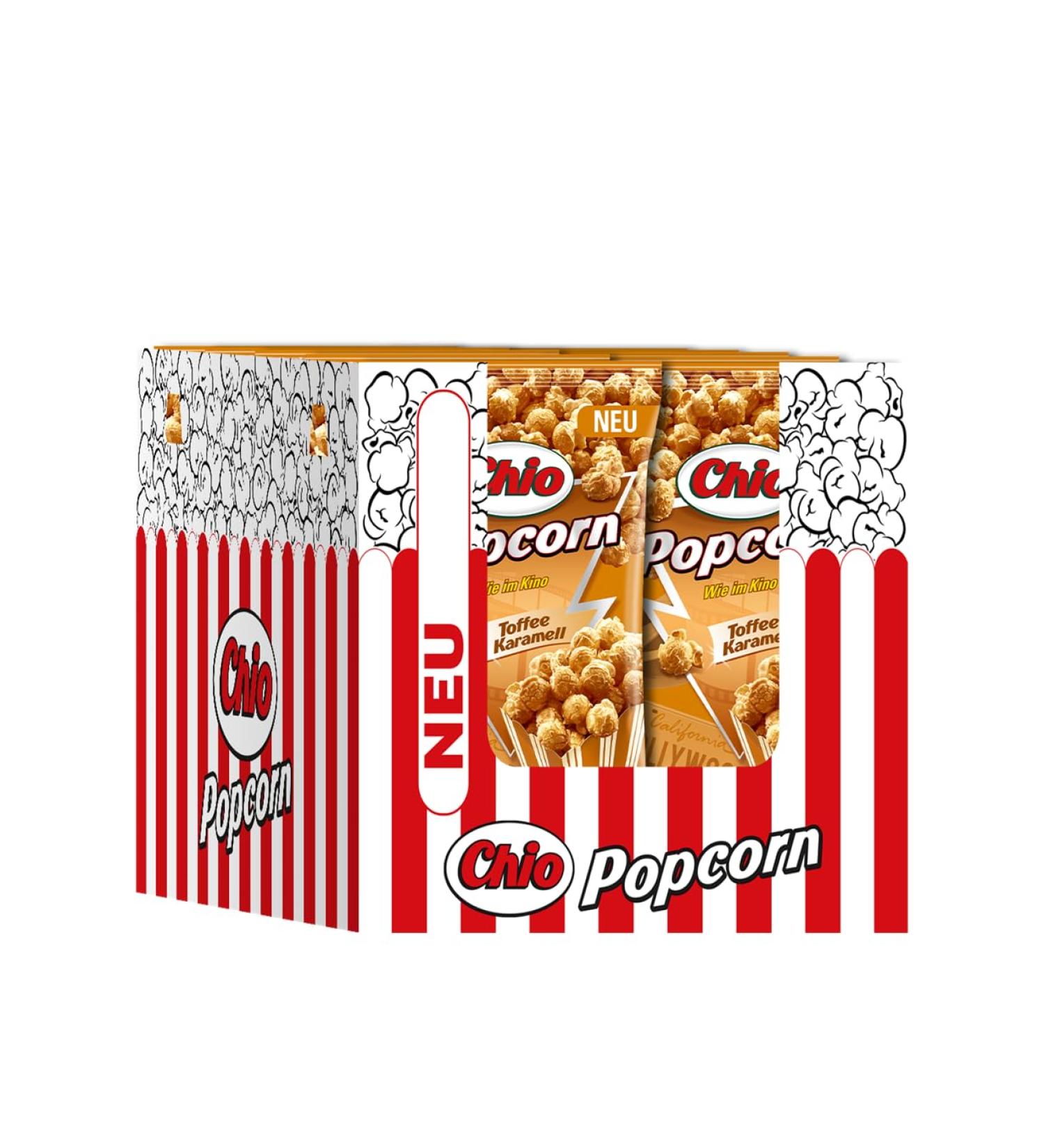 Chio Popcorn Toffee Caramel pack of 12 (12 x 120 g)