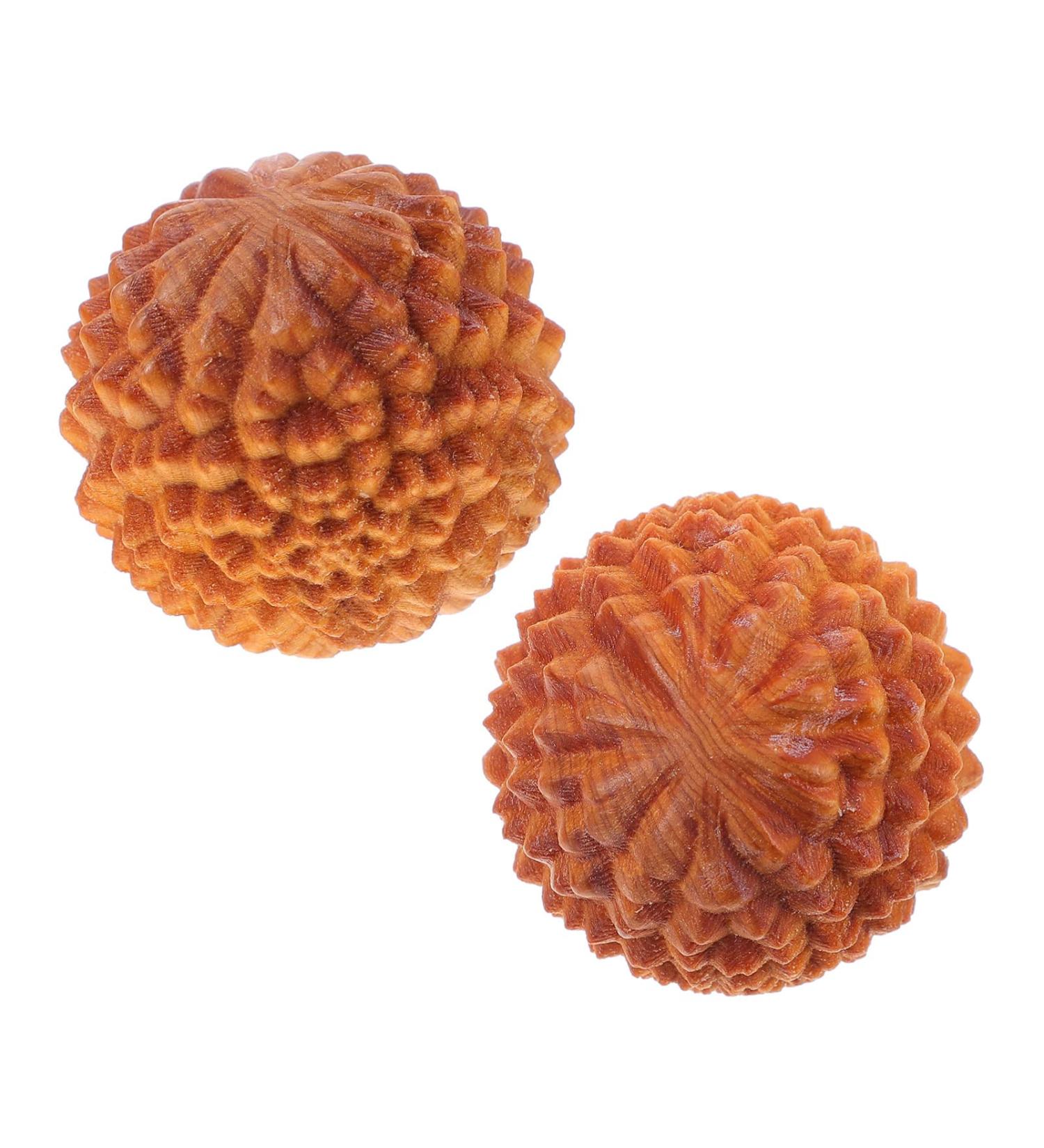 Healifty Yoga Care: Wooden Spiky Balls for Muscle Therapy & Acupuncture Relief | International Shipping - Buy Online on GoSupps.com