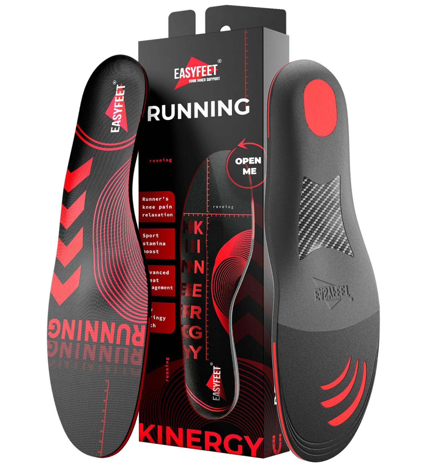 Arch Support Insoles for Sports - Best Athletic Shoe Inserts for Men & Women | Jogging Sprinting & Running - Size XS (Men 4.5-6.5 / Women 5.5-7.5 - Buy Online on GoSupps.com