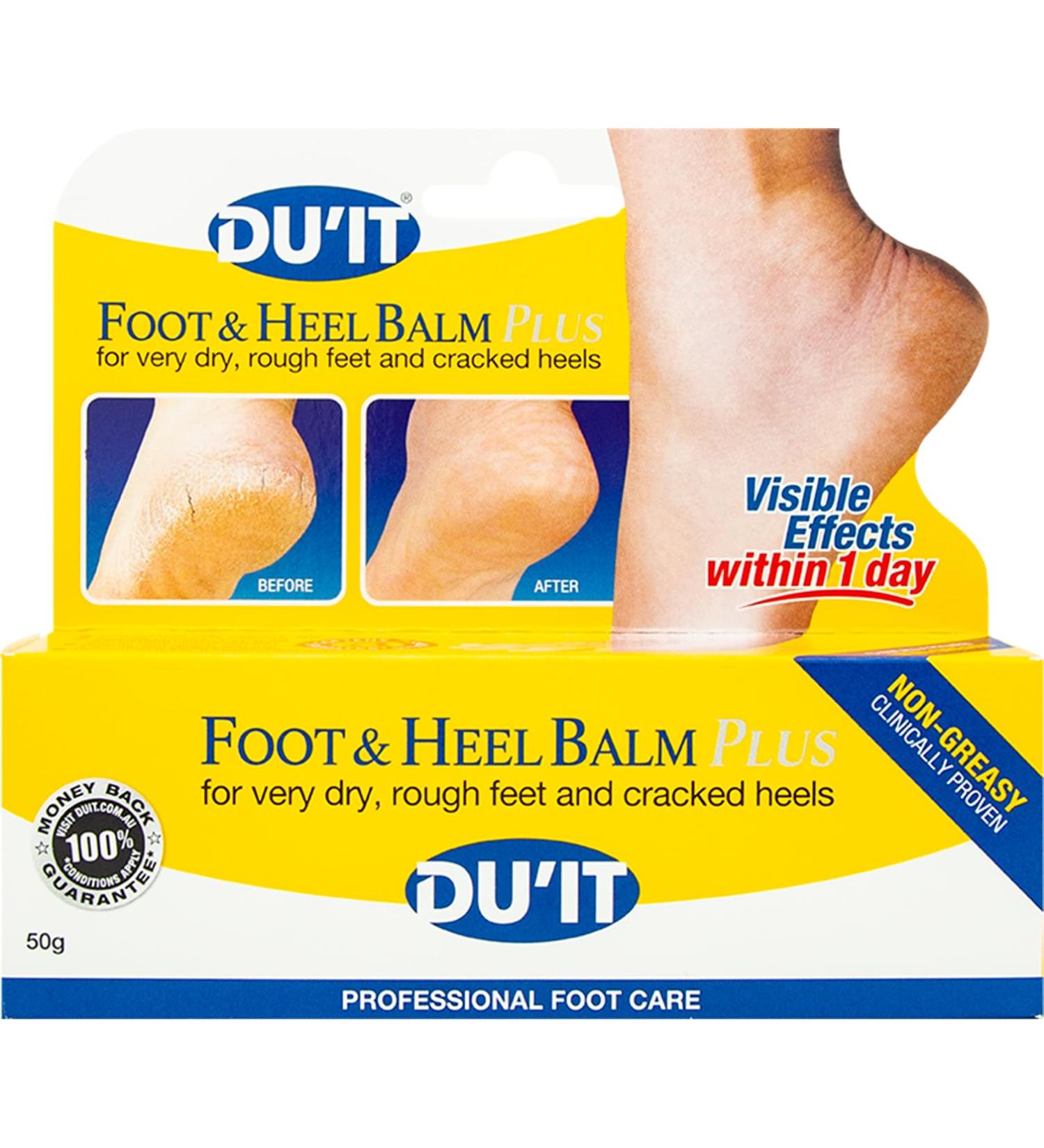 Duit Baume pour les pieds et le talon Plus 50 ml pour liminer les cas tenaces de peaux s ches rugueuses craquel es et paisses fabriqu en Australie