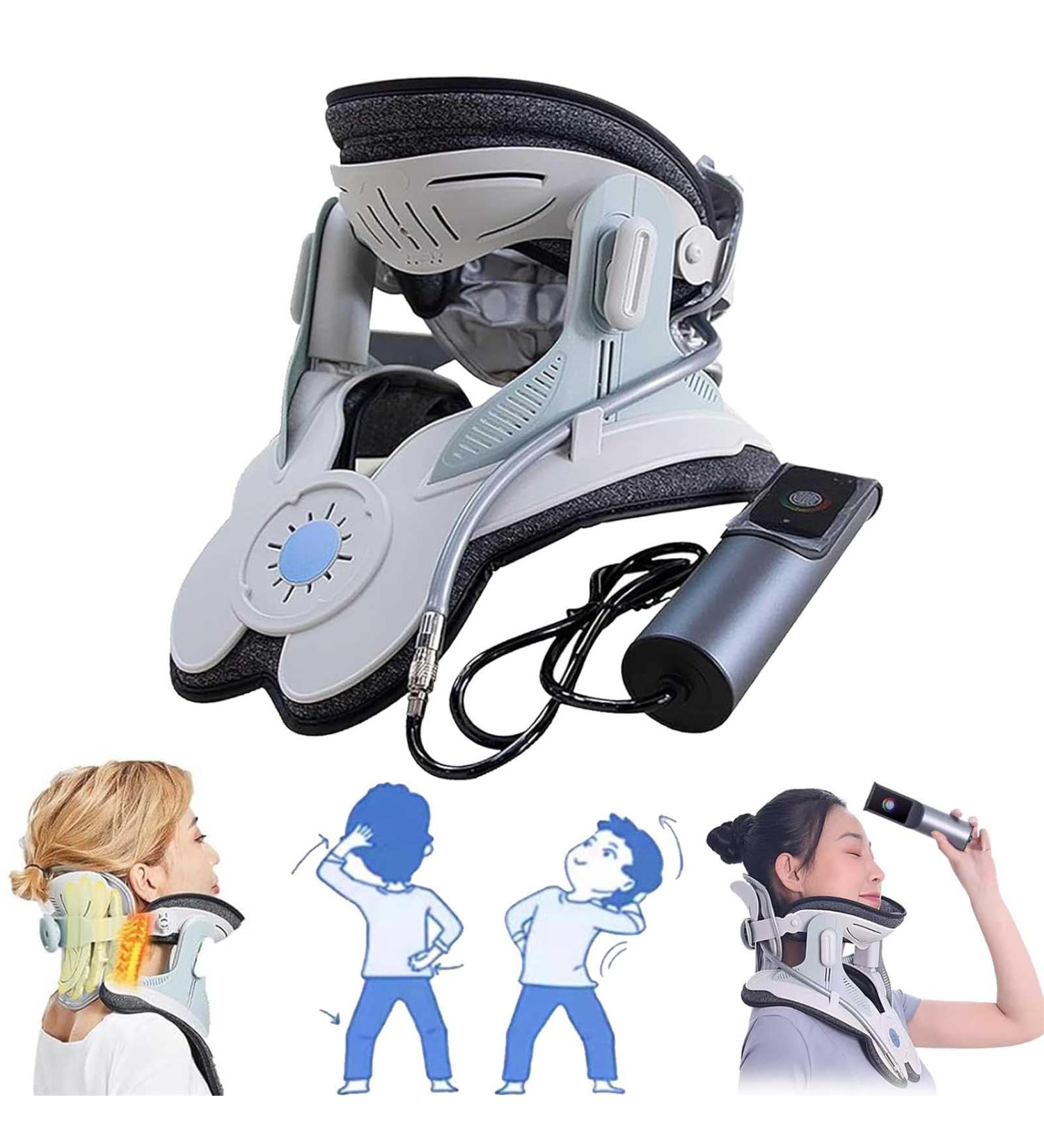 Bomby Neck Stretcher & Traction Device 3 Power Settings 8 Airbags for Neck & Shoulder Pain Relief Relax & Rejuvenate Anytime Anywhere - Buy Online on GoSupps.com