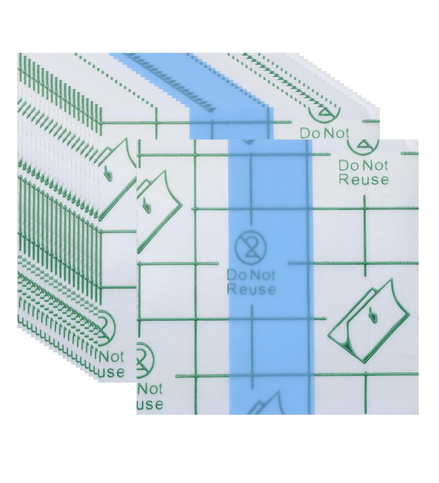 20 Pcs Waterproof Shower Patches - Disposable Breathable Adhesive Bandage for Water Sports | Clear Stretch Stickers for Swimming Surfing & Snorkeling - Buy Online on GoSupps.com