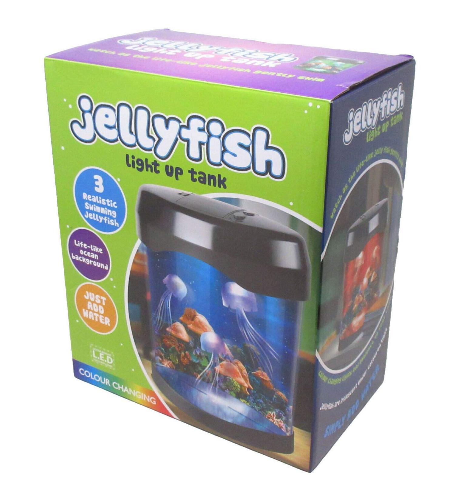 Colour Changing LED Jellyfish Mood Light Lamp Aquarium Tank - Buy Online on GoSupps.com