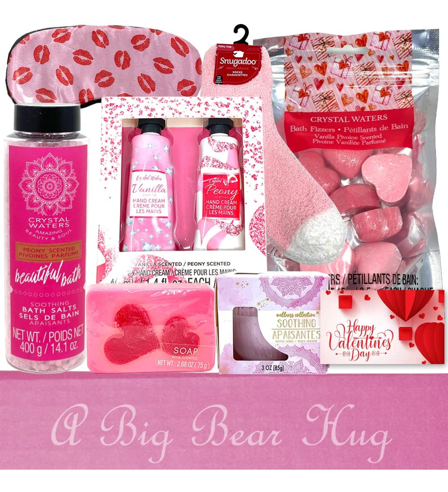 Mothers Day Spa Gift | Gift Baskets for Women Unique Gifts for Women Best Friend Get Well Soon Gift Basket Birthday Anniversary For Her Mom Sister Friend Teacher Nurses appreciation week Pink