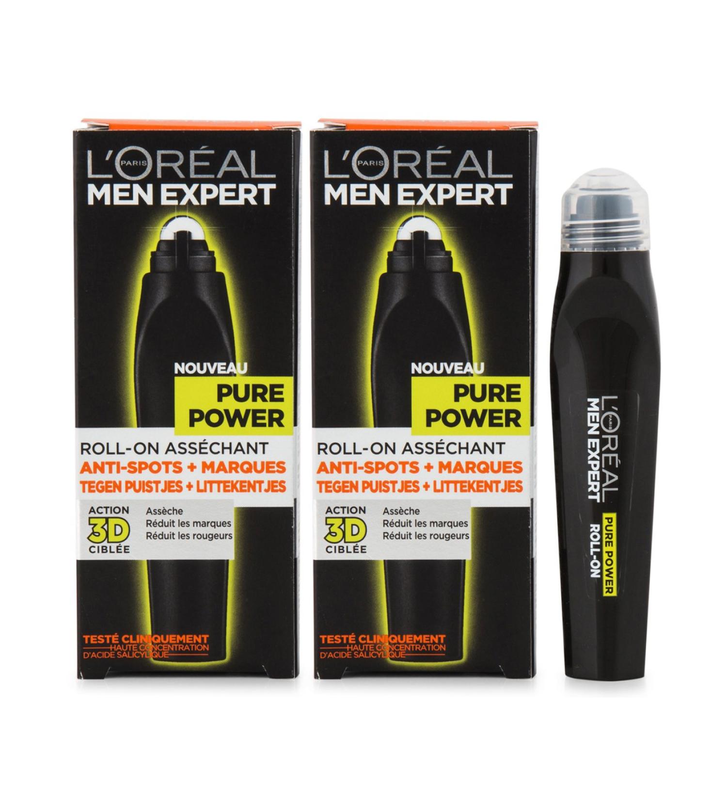 Men Expert by L'Oreal Paris Pure Power Anti-Spot Roll On 10ml | Fast International Shipping - Buy Online on GoSupps.com