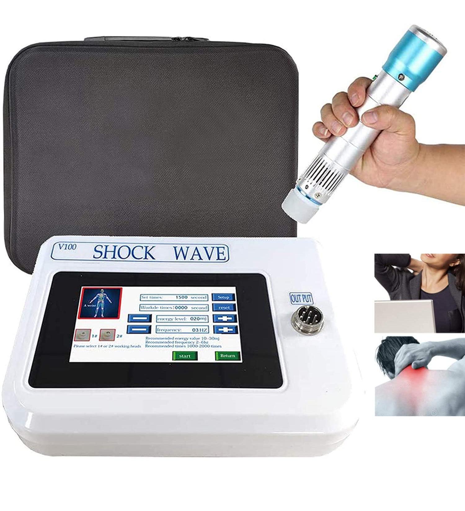 GJlelds Ed Extracor Porales Schragwelle Therapy Massager | Shock Wave Physiotherapy for Back & Shoulder Pain Relief - International Shipping Available - Buy Online on GoSupps.com