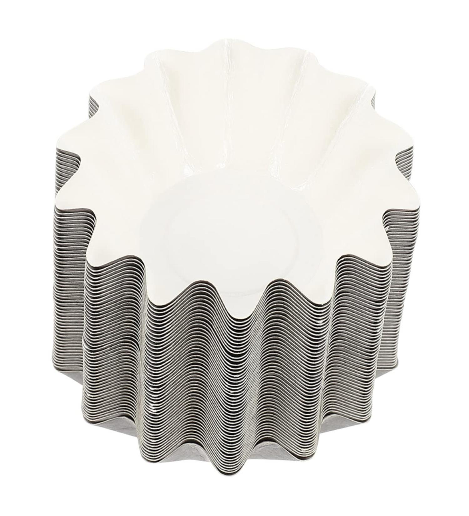 COOPHYA 100S Cardboard Wax Cups - Heat-Resistant Disposable Candle Liner for Fragrance Melting | 8.9x8.5x2.8cm - International Shipping - Buy Online on GoSupps.com