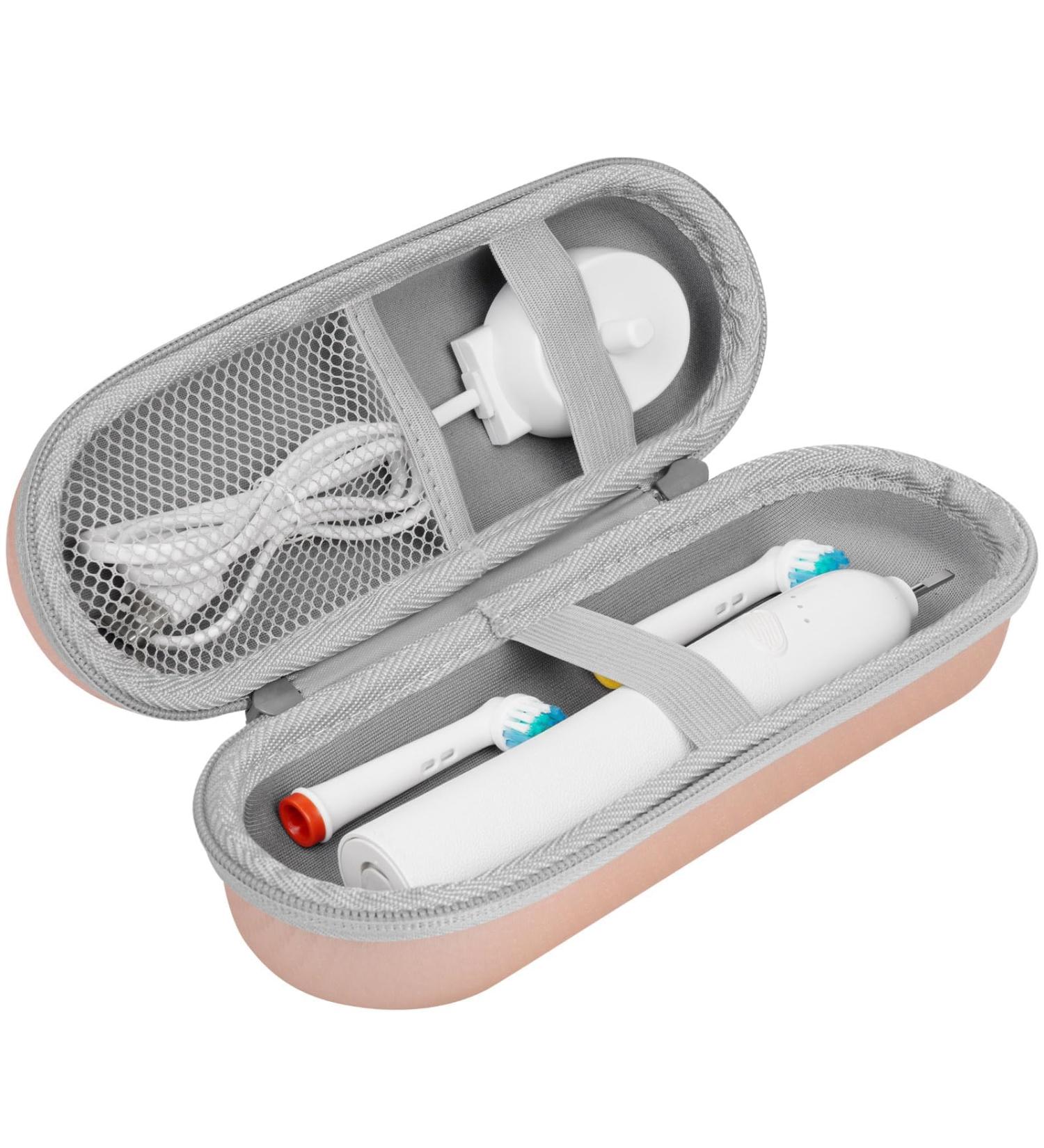 LOPHE Electric Toothbrush Travel Case Dustproof Toothbrush Storage Holder Portable Toothbrush Protective Cover Bag Electric Toothbrush Case Container for Business Camping Travel (Gold) - Buy Online on GoSupps.com