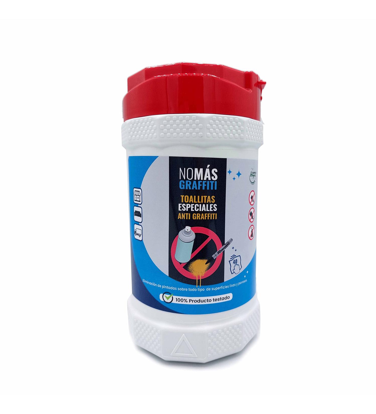 SANIECOL Anti-Graffiti Cleaning Wipes | Removes Markers on Wall | Indoor and Outdoor | Easy Open | No Odor | Urban Furniture and Home - Buy Online on GoSupps.com