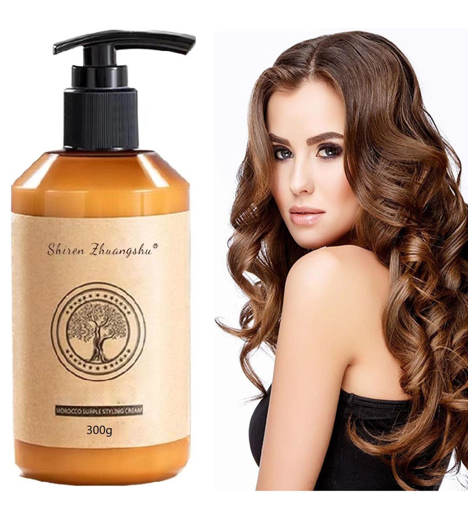 Shiren Zhuangshu Curly Hair Conditioner - Long-lasting Moroccan Volume & Elasticity | Genuine 1 Bottle - Shop Internationally - Buy Online on GoSupps.com