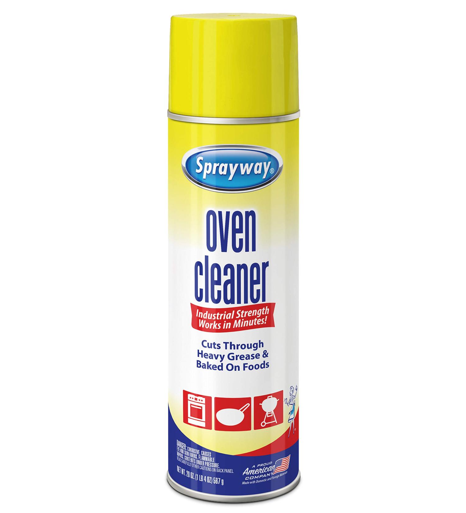 Sprayway Heavy-Duty Oven & Grill Cleaner - Removes Oil & Grease - 20 oz - Pack of 1 - Buy Online on GoSupps.com
