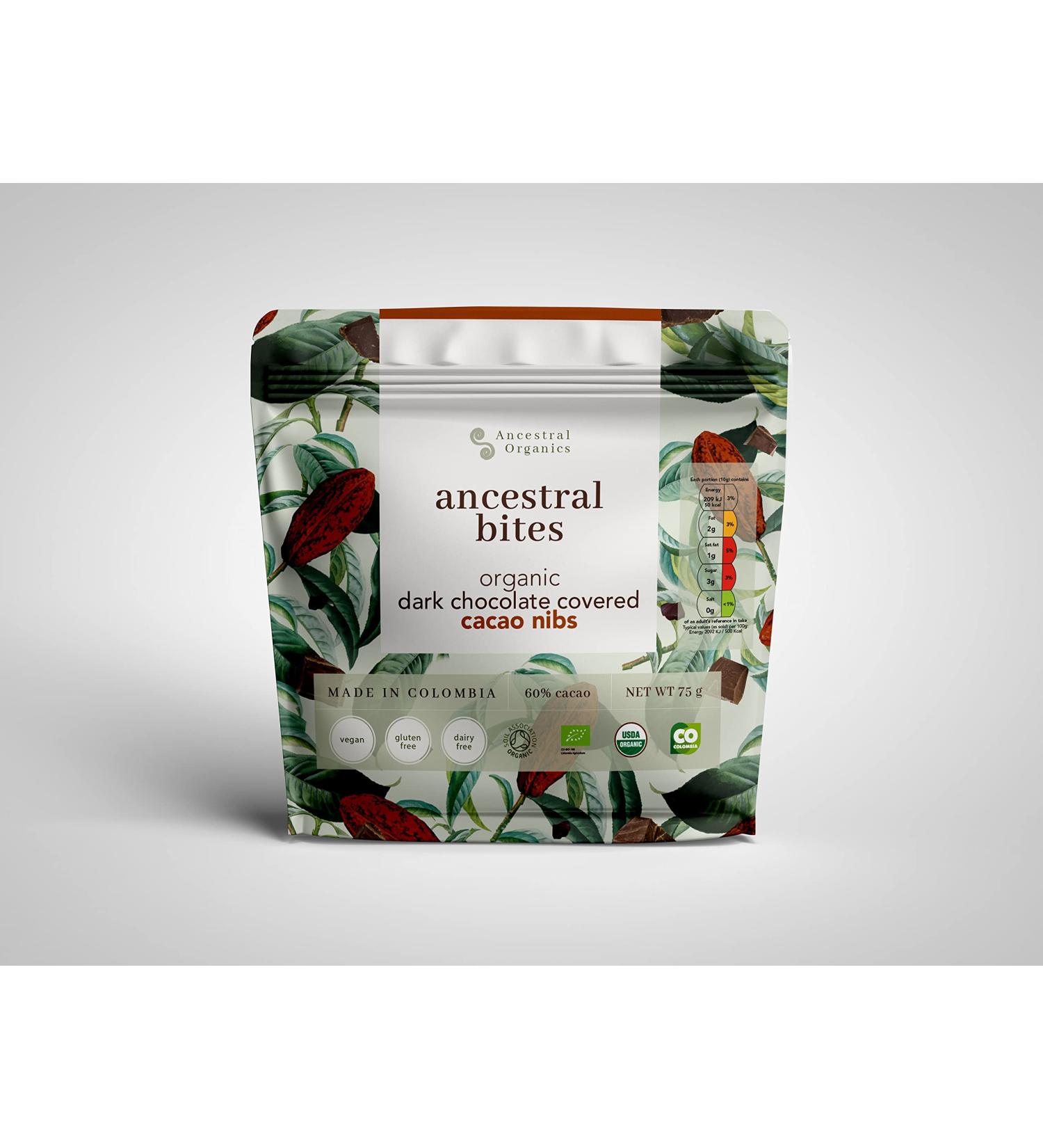 Ancestral Bites - Organic Cacao Nibs for a Healthy Snack | Buy Online - Buy Online on GoSupps.com