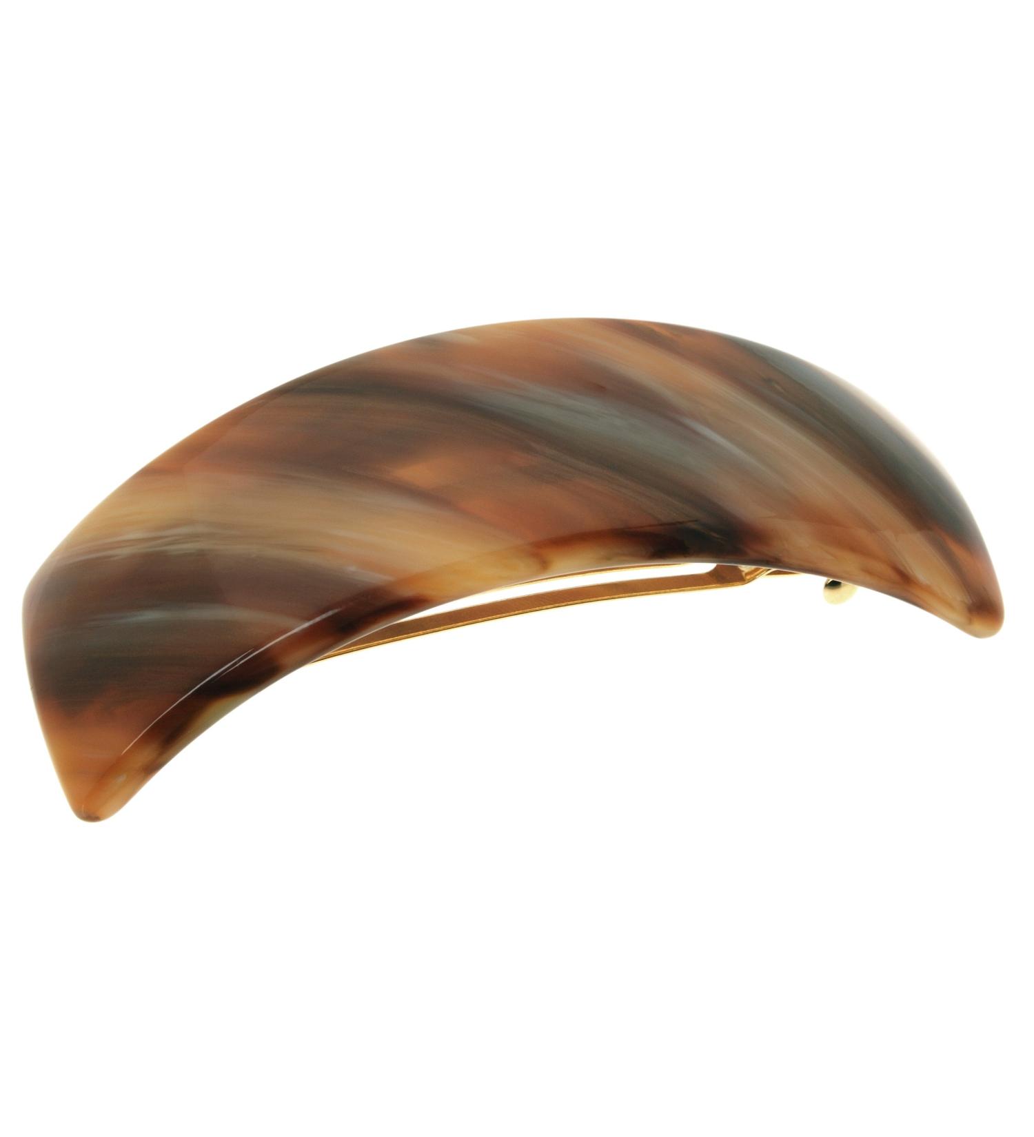 France Luxe Rectangle Volume Barrette Caramel Horn - Buy Online on GoSupps.com